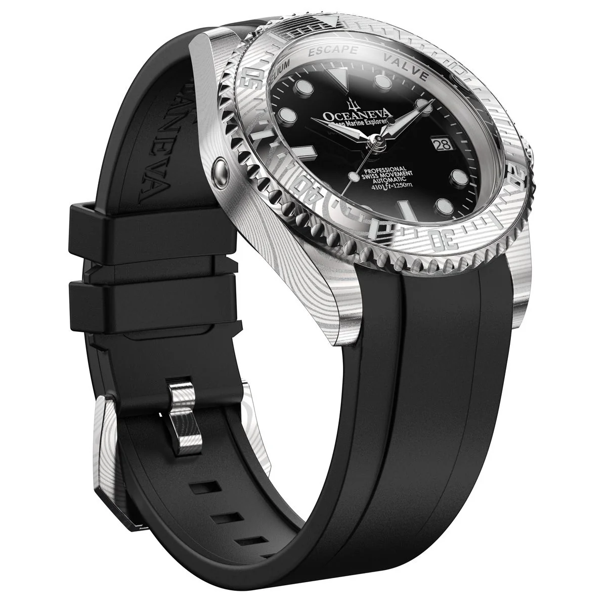 1106-oceaneva-deep-marine-explorer-ii-damascus-steel-black-limited-edition-11.webp Oceaneva Deep Marine Explorer II Damascus Steel Black Limited Edition