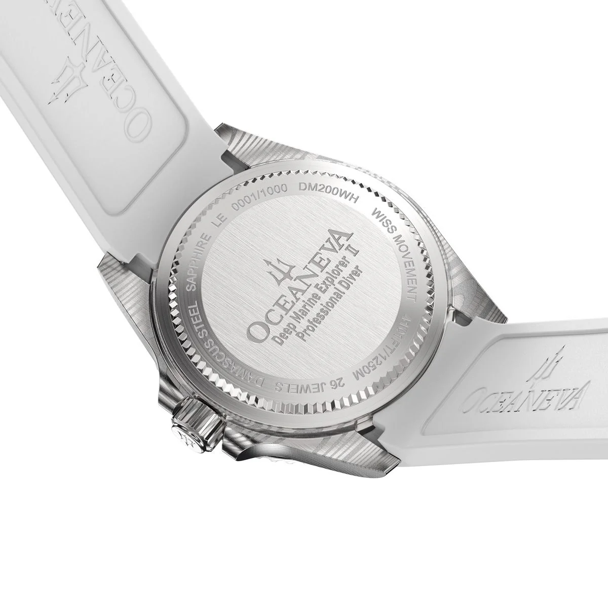 Oceaneva Deep Marine Explorer II Damascus All White Limited Edition