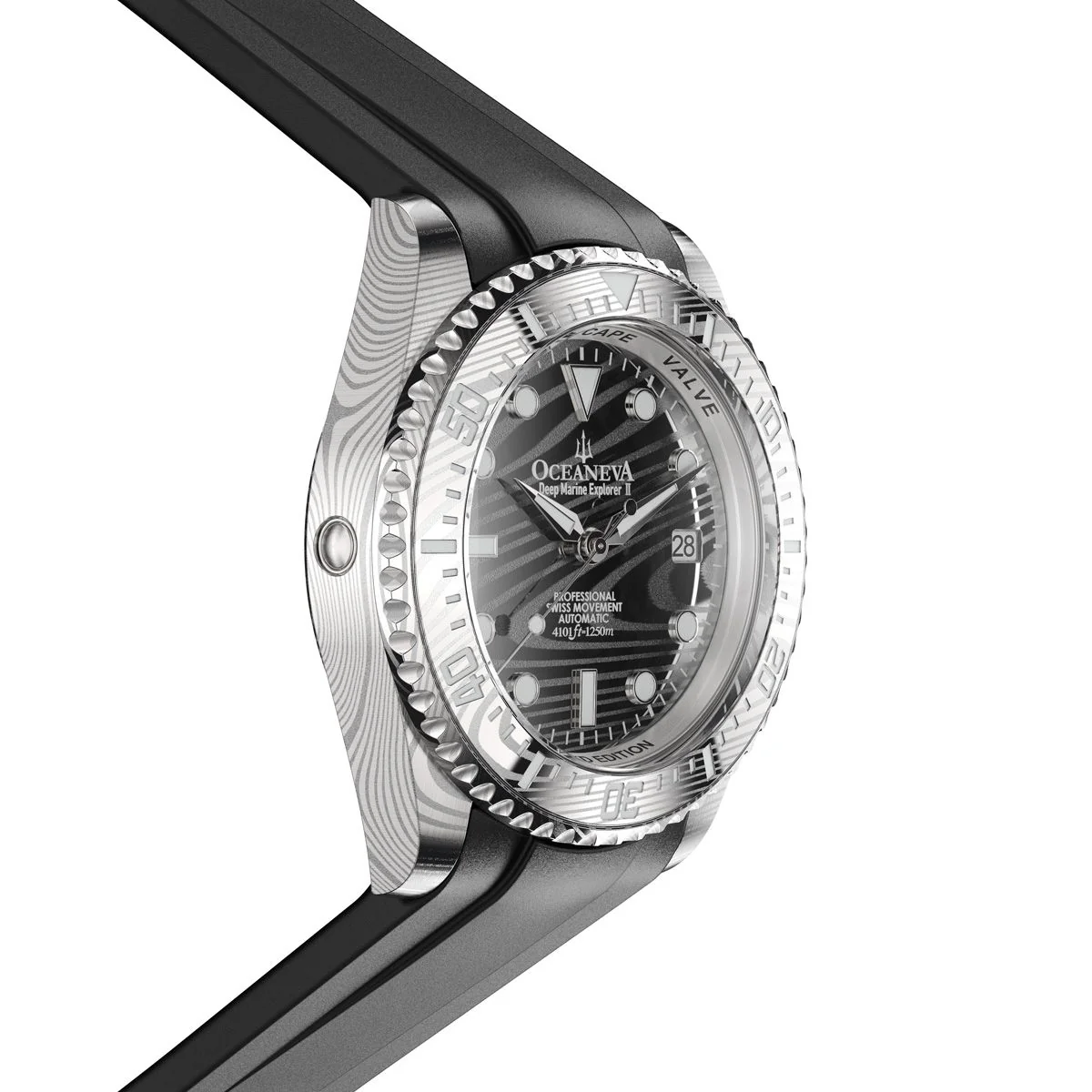 1110-oceaneva-deep-marine-explorer-ii-damascus-black-limited-edition-11.webp Oceaneva Deep Marine Explorer II Damascus Black Limited Edition