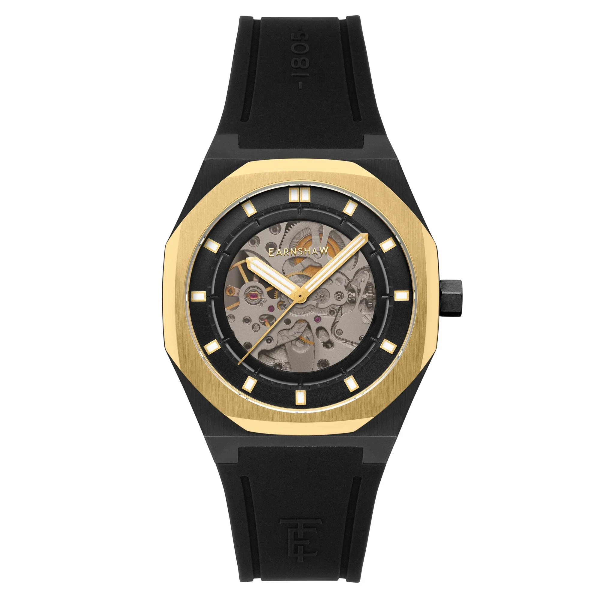 1129-thomas-earnshaw-discovery-drake-skeleton-automatic-black-gold-1.webp Thomas Earnshaw Discovery Drake Skeleton Automatic Black Gold