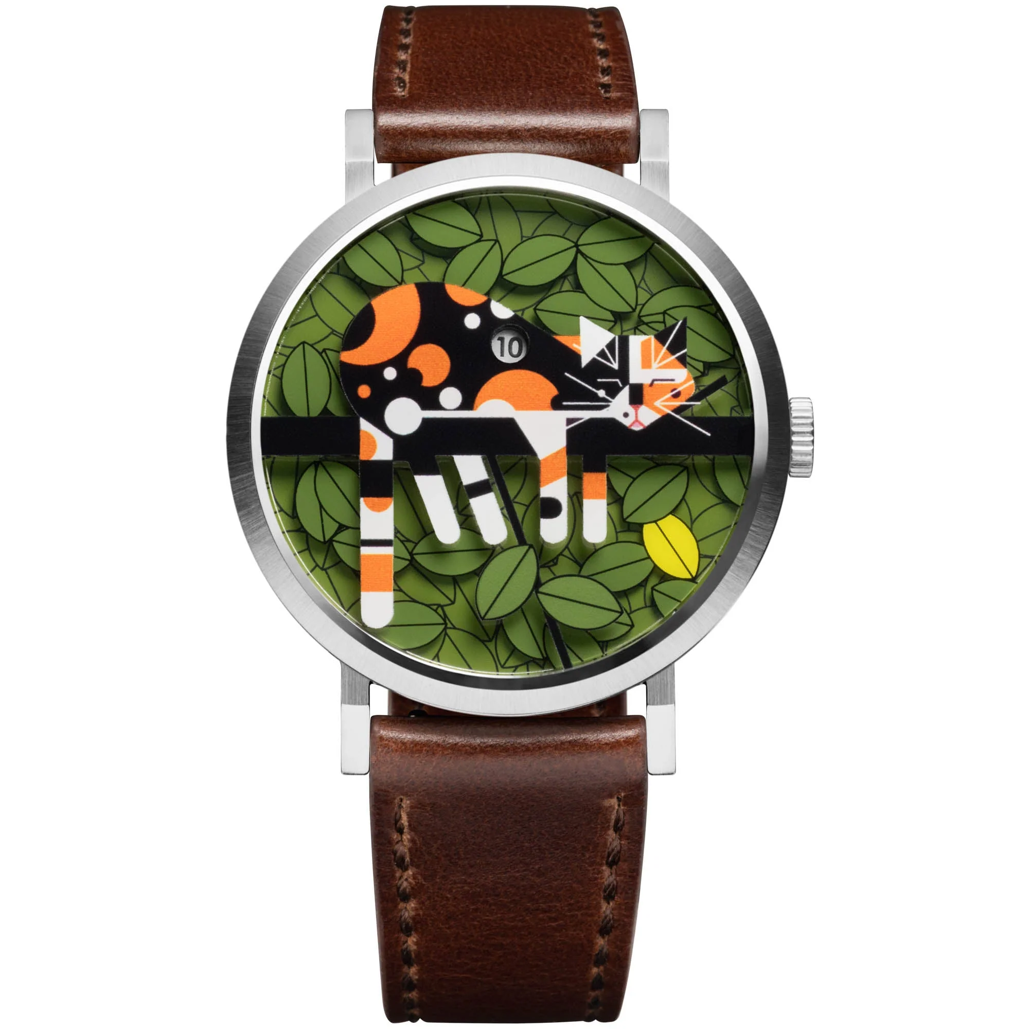 Asterisk x Charley Harper Limp on a Limb Jump Hour Automatic