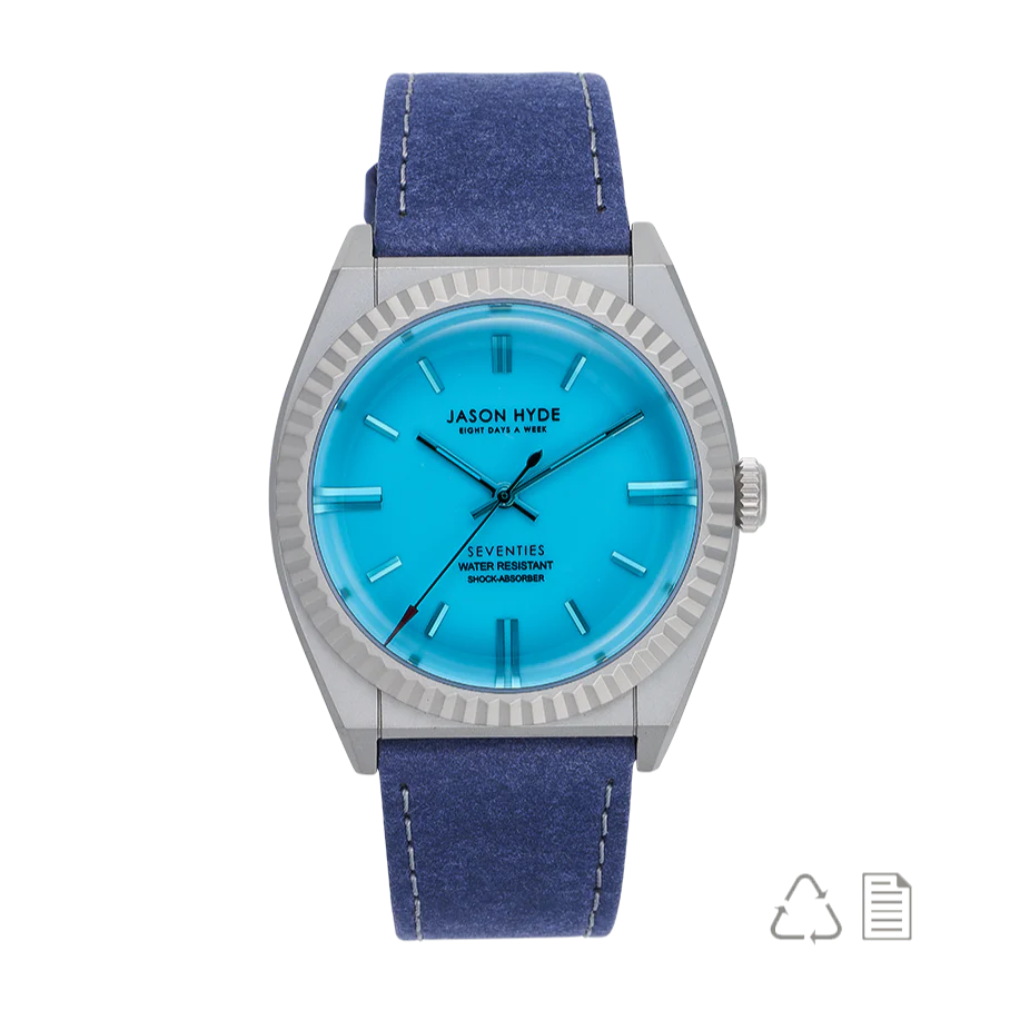 Jason Hyde Amber 40mm Blue