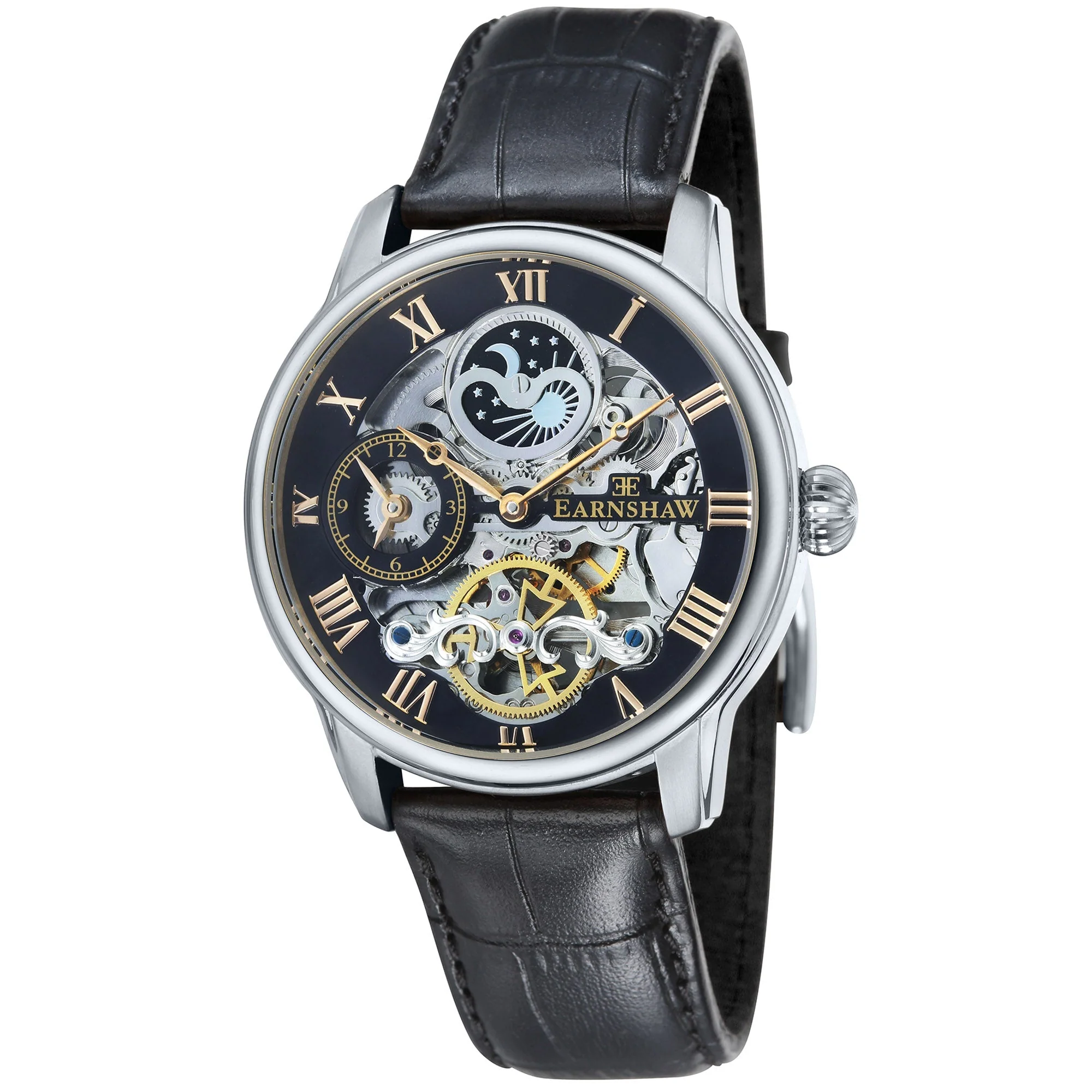 Thomas Earnshaw Longitude Dual Time Automatic Black