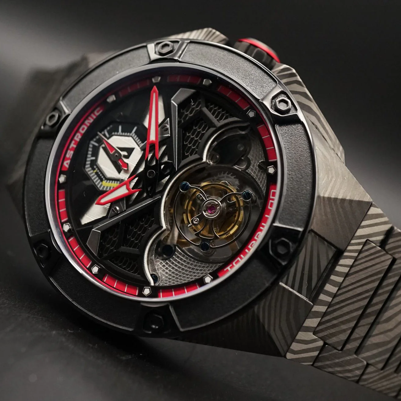 Astronic Nighthawk Tourbillon Black Wave