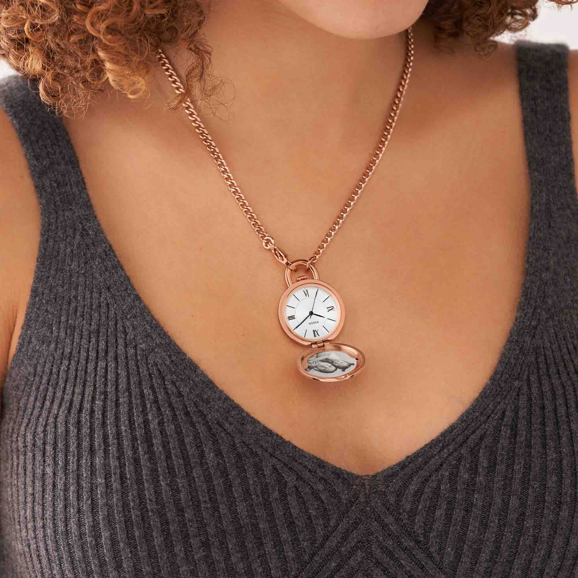 1212-fossil-jacqueline-rose-gold-watch-locket-necklace-1.jpg Fossil Jacqueline Rose Gold Watch Locket Necklace