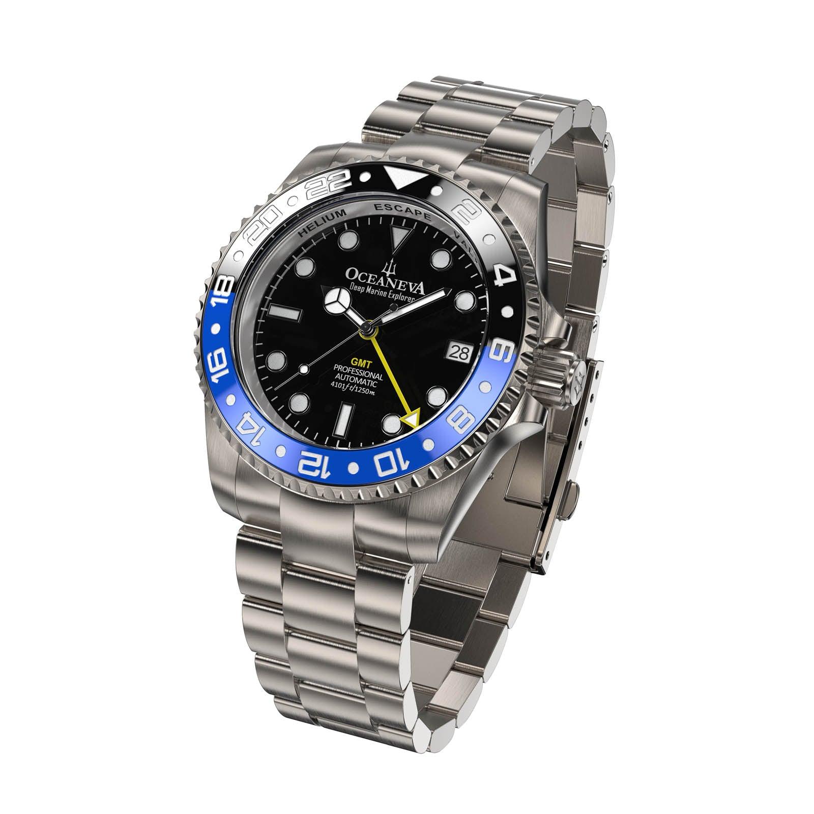 1221-oceaneva-titanium-deep-marine-explorer-gmt-automatic-1250m-black-blue-13.jpg Oceaneva Titanium Deep Marine Explorer GMT Automatic 1250M Black Blue