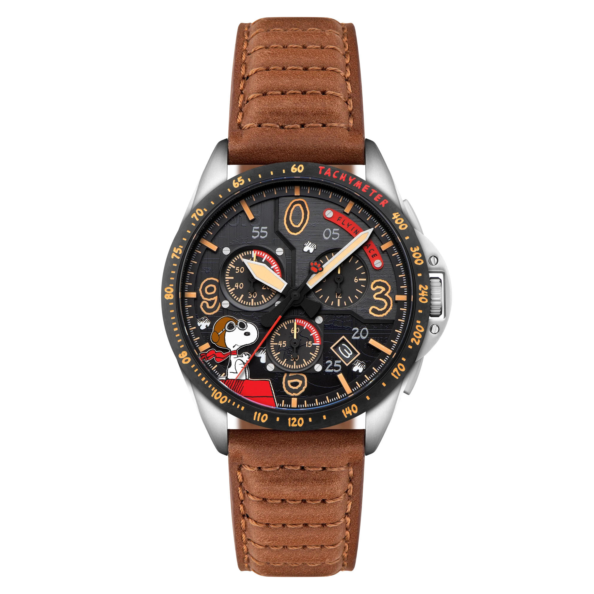 1353-avi-8-p-51-mustang-blakeslee-chrono-peanuts-snoopy-flying-ace-limited-edition-biplane-brown-1.webp AVI-8 P-51 Mustang Blakeslee Chrono Peanuts Snoopy Flying Ace Limited Edition Biplane Brown