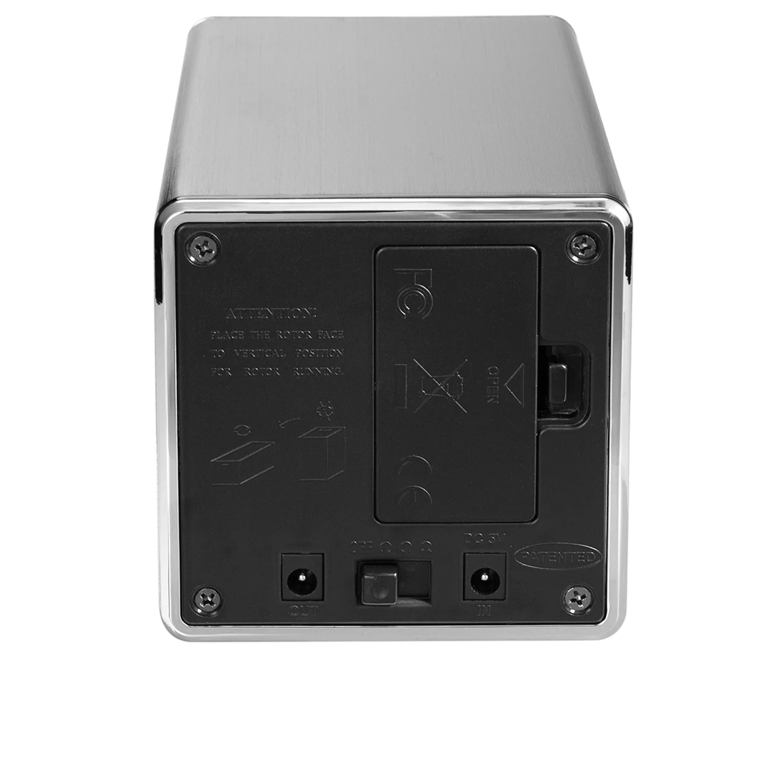1397-mainspring-astronomy-alumina-single-slot-watch-winder-silver-4.webp Mainspring Astronomy Alumina Single-Slot Watch Winder Silver
