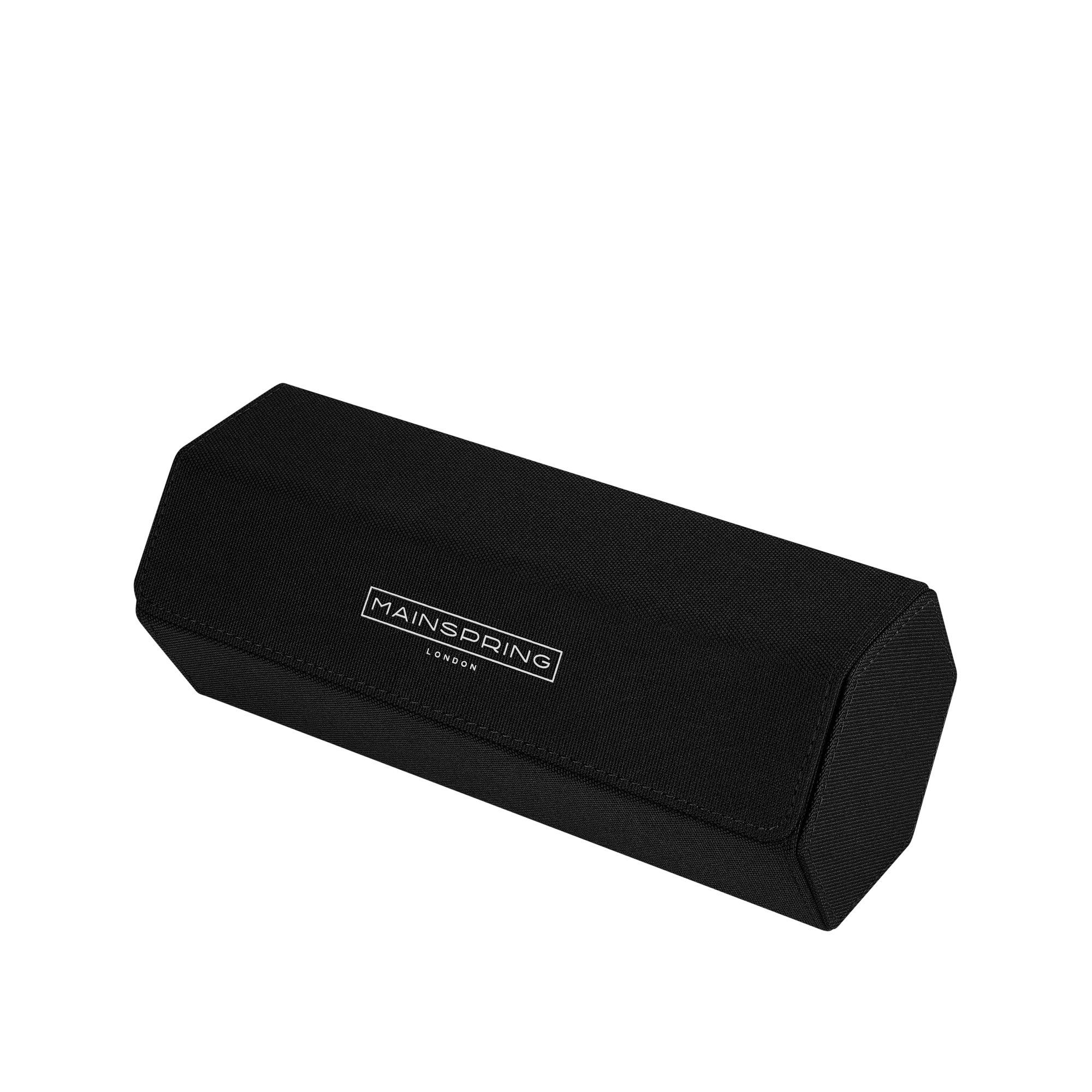 Mainspring Esagono 3-Slot Watch Roll Ink Black