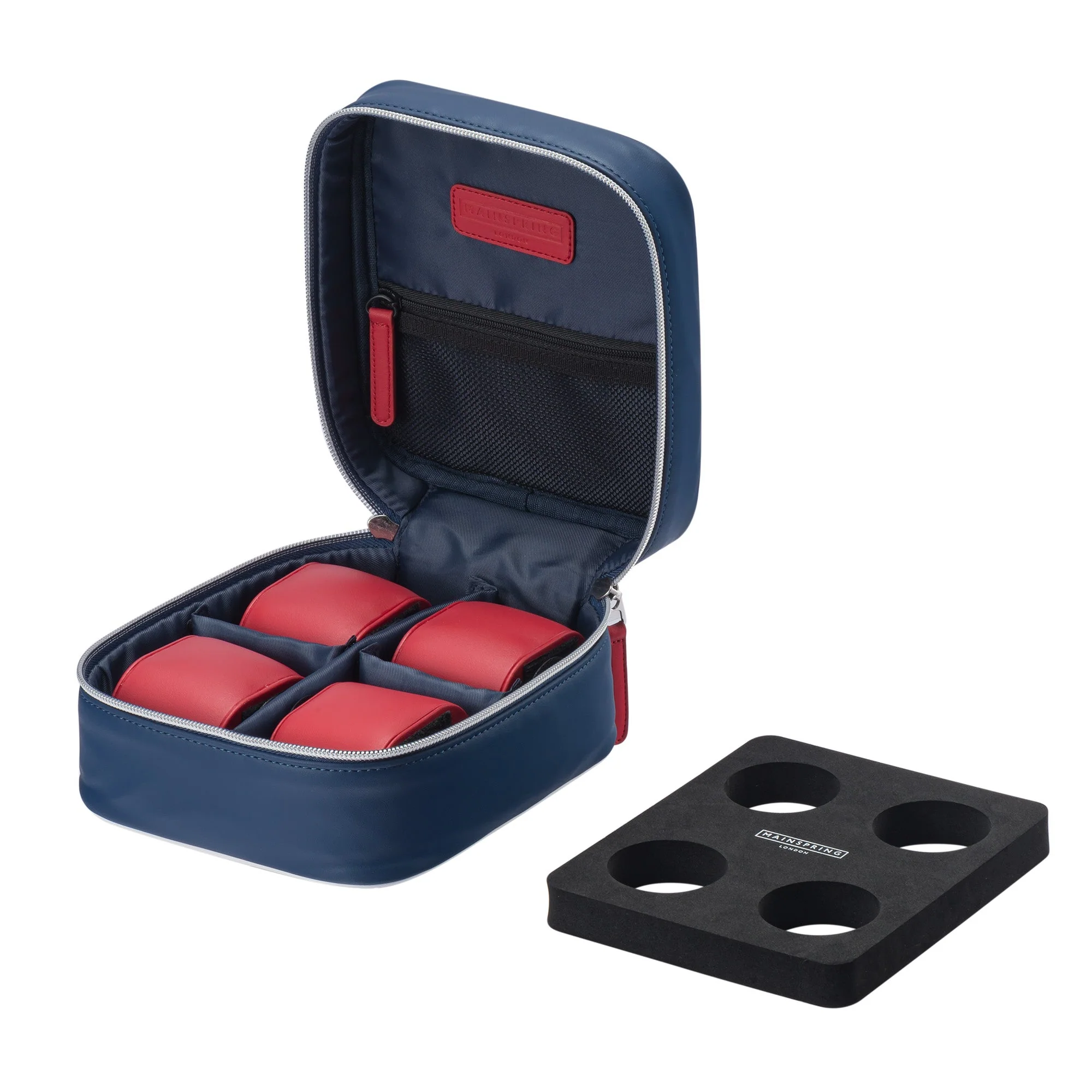 1422-mainspring-raceday-sidecar-4-piece-watch-box-navy-1.webp Mainspring Raceday Sidecar 4-Piece Watch Box Navy