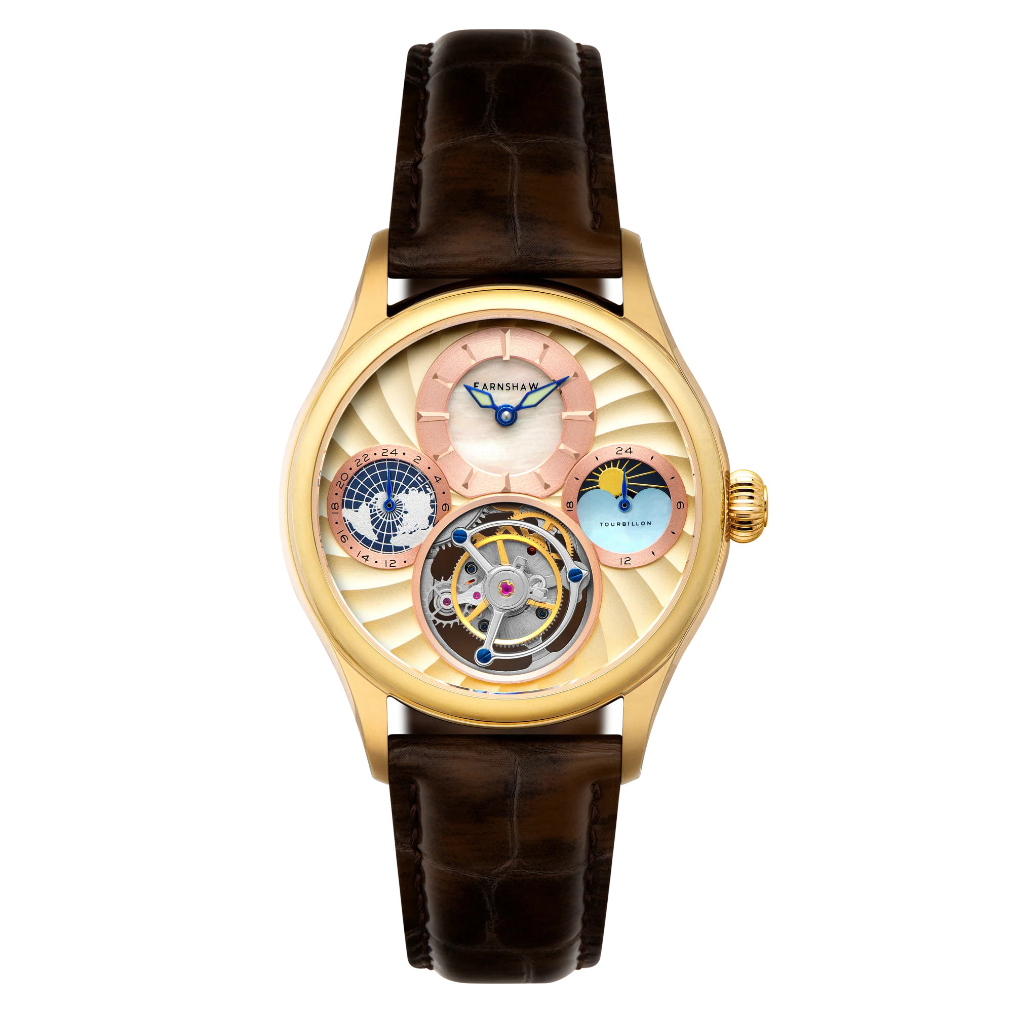 Thomas Earnshaw Celestial Huggins Tourbillon Mechanical Limited Edition Royal Gold