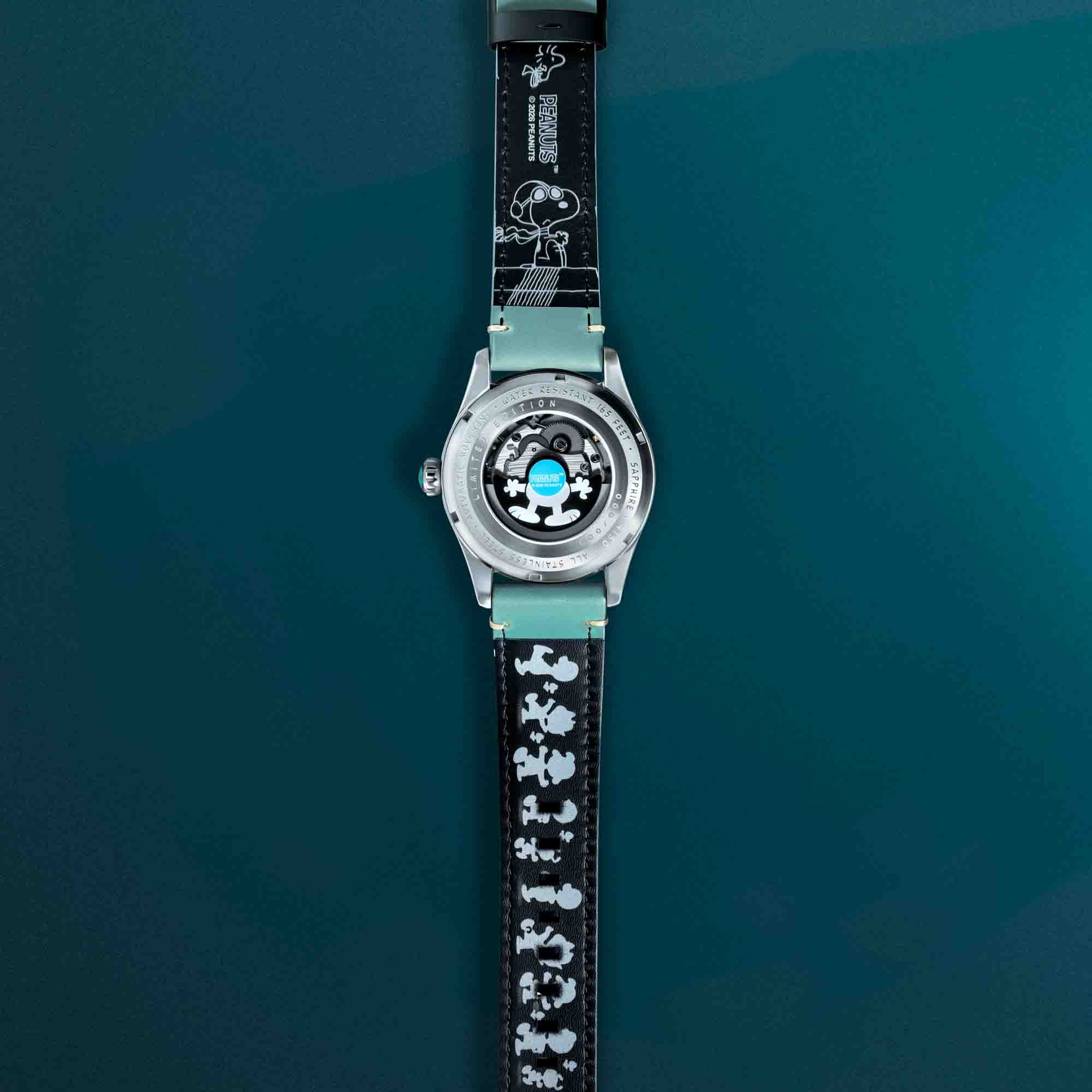 1473-avi-8-spitfire-peanuts-snoopy-flying-ace-24-hour-automatic-azure-blue-limited-edition-19.jpg AVI-8 Spitfire Peanuts Snoopy Flying Ace 24 Hour Automatic Azure Blue Limited Edition