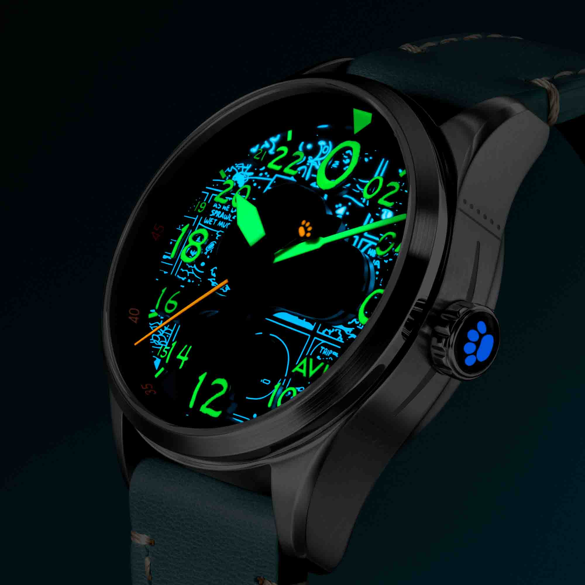 1473-avi-8-spitfire-peanuts-snoopy-flying-ace-24-hour-automatic-azure-blue-limited-edition-3.jpg AVI-8 Spitfire Peanuts Snoopy Flying Ace 24 Hour Automatic Azure Blue Limited Edition