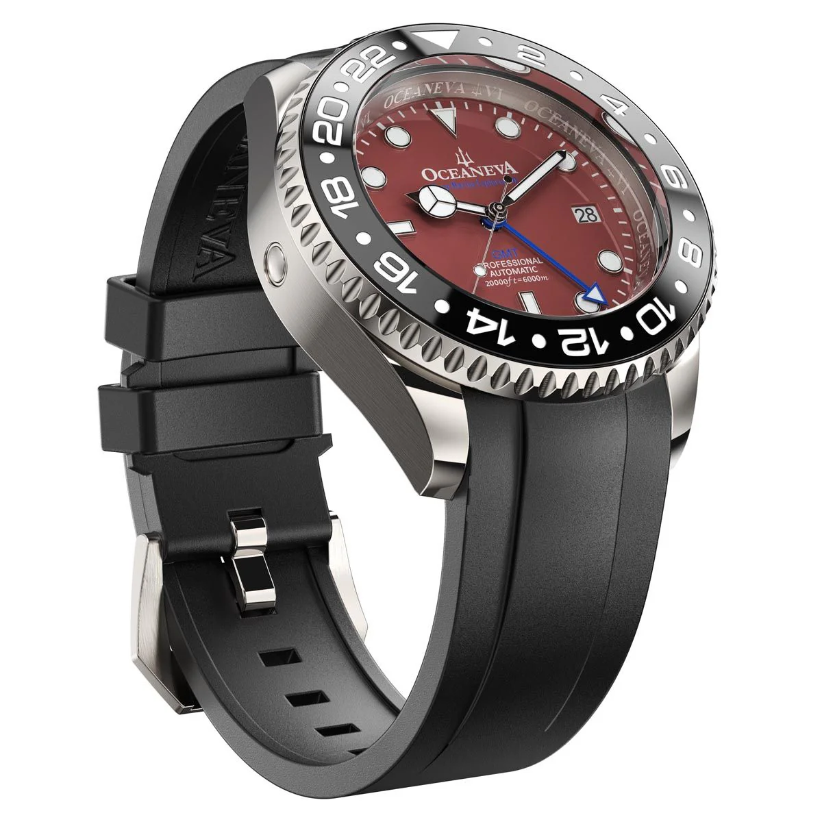 1485-oceaneva-6000m-gmt-deep-marine-explorer-vi-grade-5-titanium-automatic-burgundy-13.webp Oceaneva 6000m GMT Deep Marine Explorer VI Grade 5 Titanium Automatic Burgundy