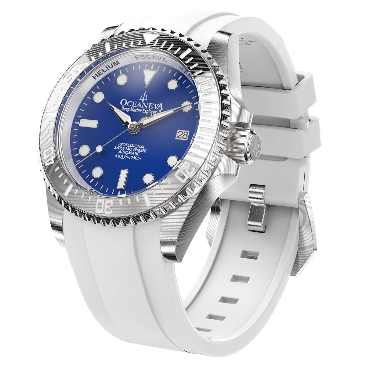 1490-oceaneva-deep-marine-explorer-ii-damascus-blue-white-limited-edition-14.webp Oceaneva Deep Marine Explorer II Damascus Blue White Limited Edition