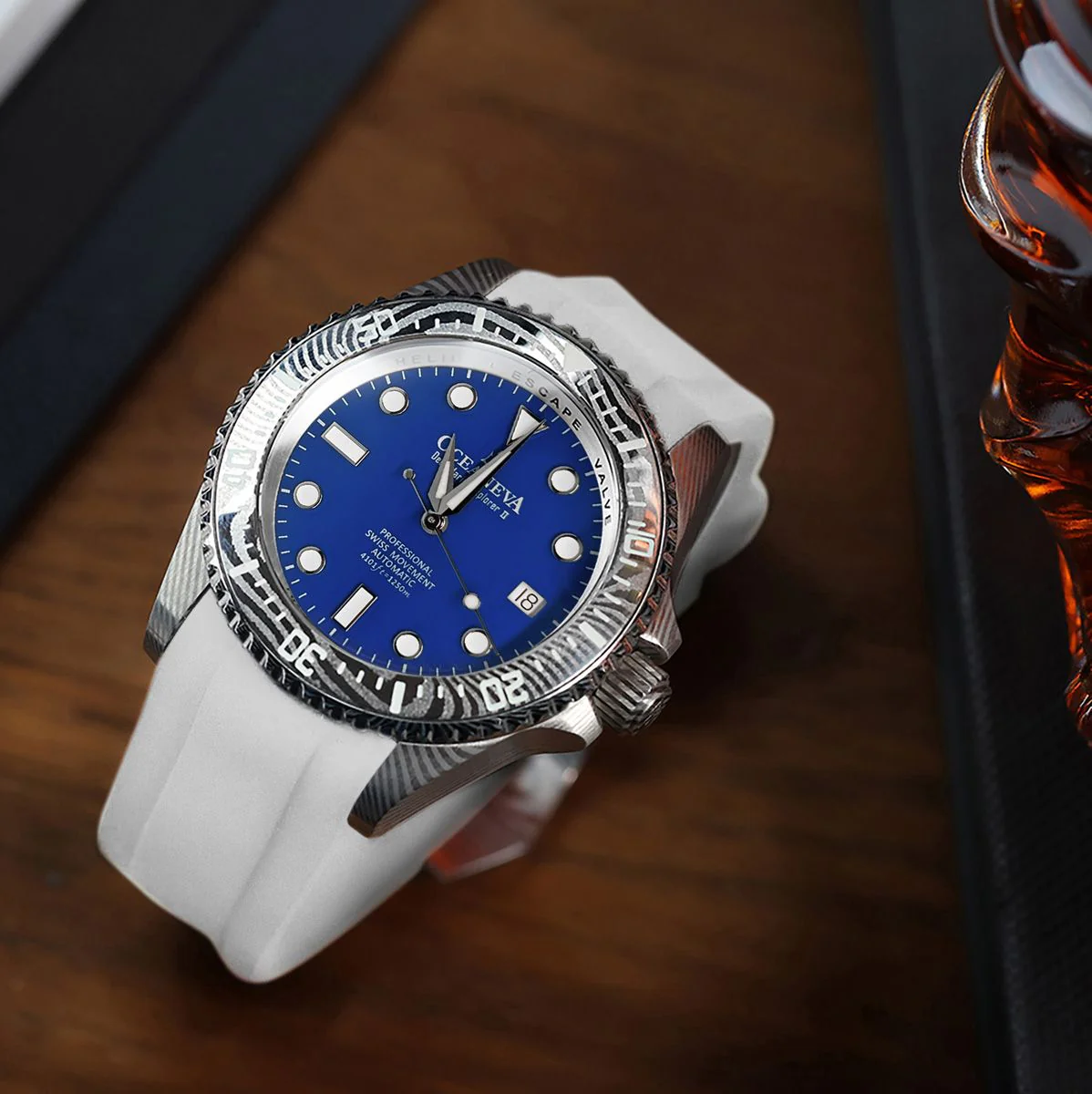 1490-oceaneva-deep-marine-explorer-ii-damascus-blue-white-limited-edition-9.webp Oceaneva Deep Marine Explorer II Damascus Blue White Limited Edition