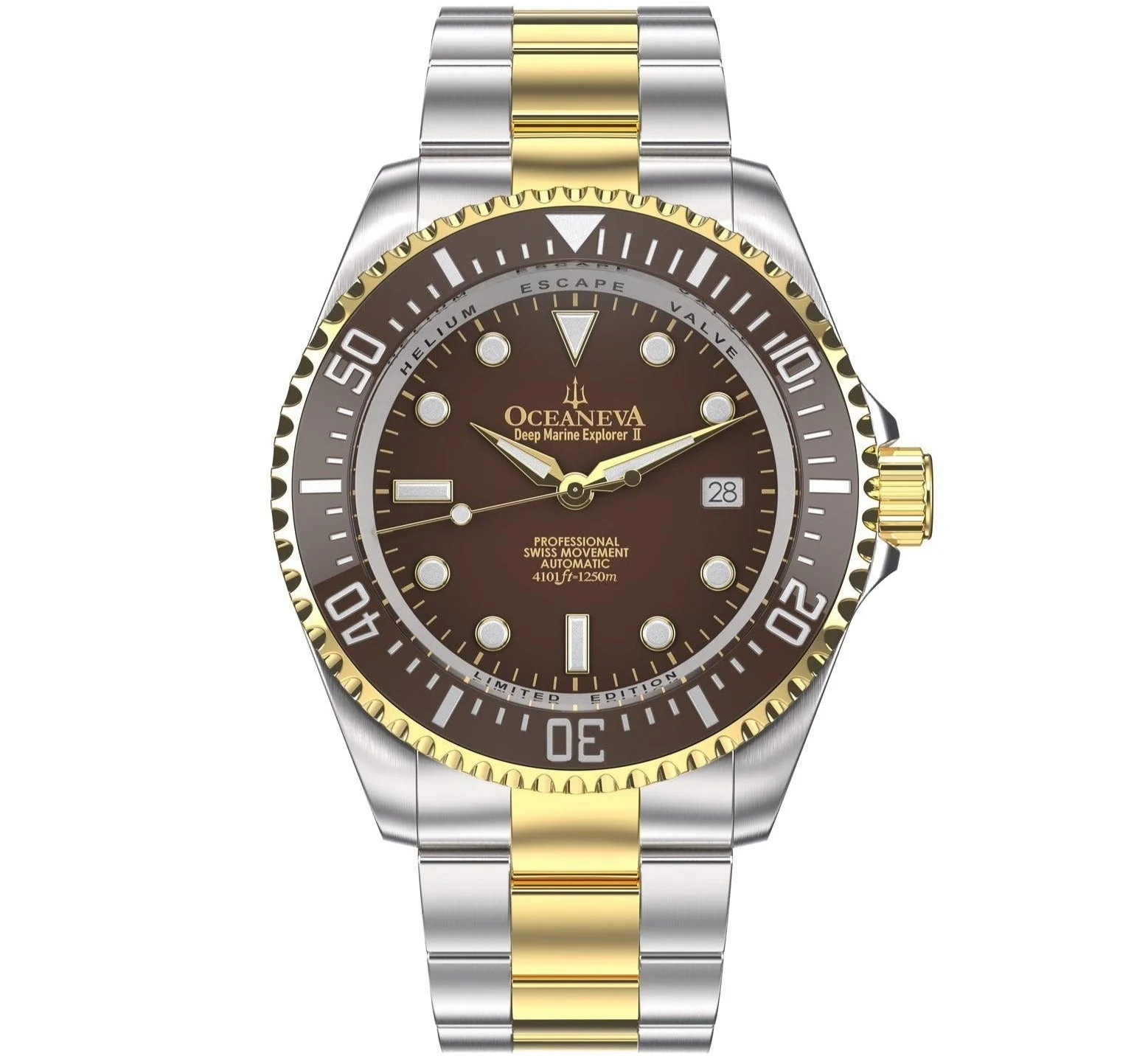 1532-oceaneva-deep-marine-explorer-ii-automatic-1250m-pro-diver-brown-yellow-gold-limited-edition-1.webp Oceaneva Deep Marine Explorer II Automatic 1250M Pro Diver Brown Yellow Gold Limited Edition