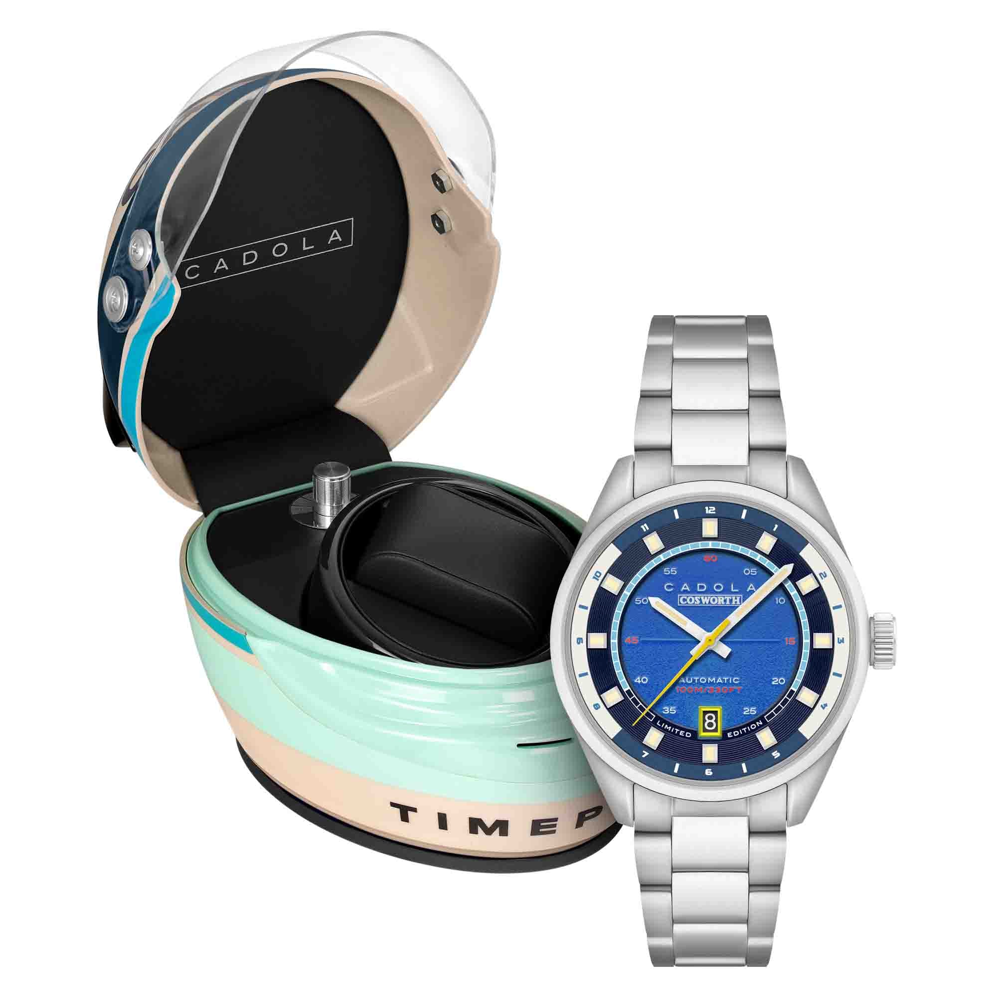 1538-cadola-dfv-cosworth-automatic-mika-limited-edition-helmet-watch-winder-1.jpg Cadola DFV-Cosworth Automatic Mika Limited Edition + Helmet Watch Winder