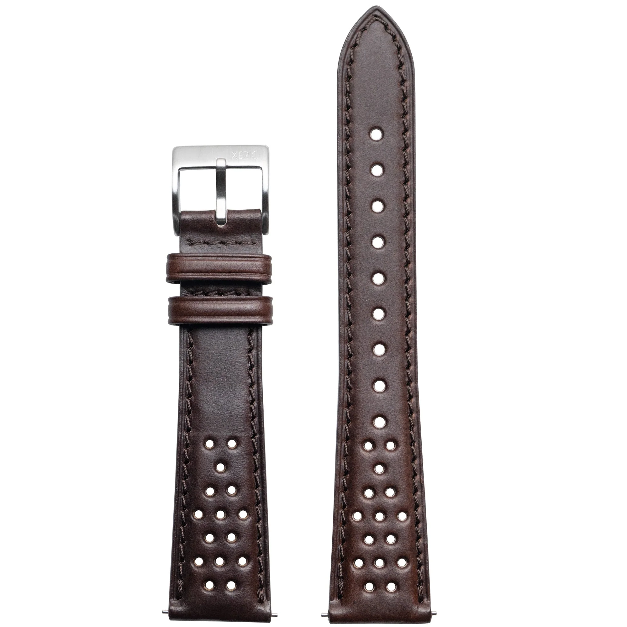 1542-xeric-20mm-horween-dark-brown-perforated-leather-strap-silver-buckle-2.webp Xeric 20mm Horween Dark Brown Perforated Leather Strap Silver Buckle