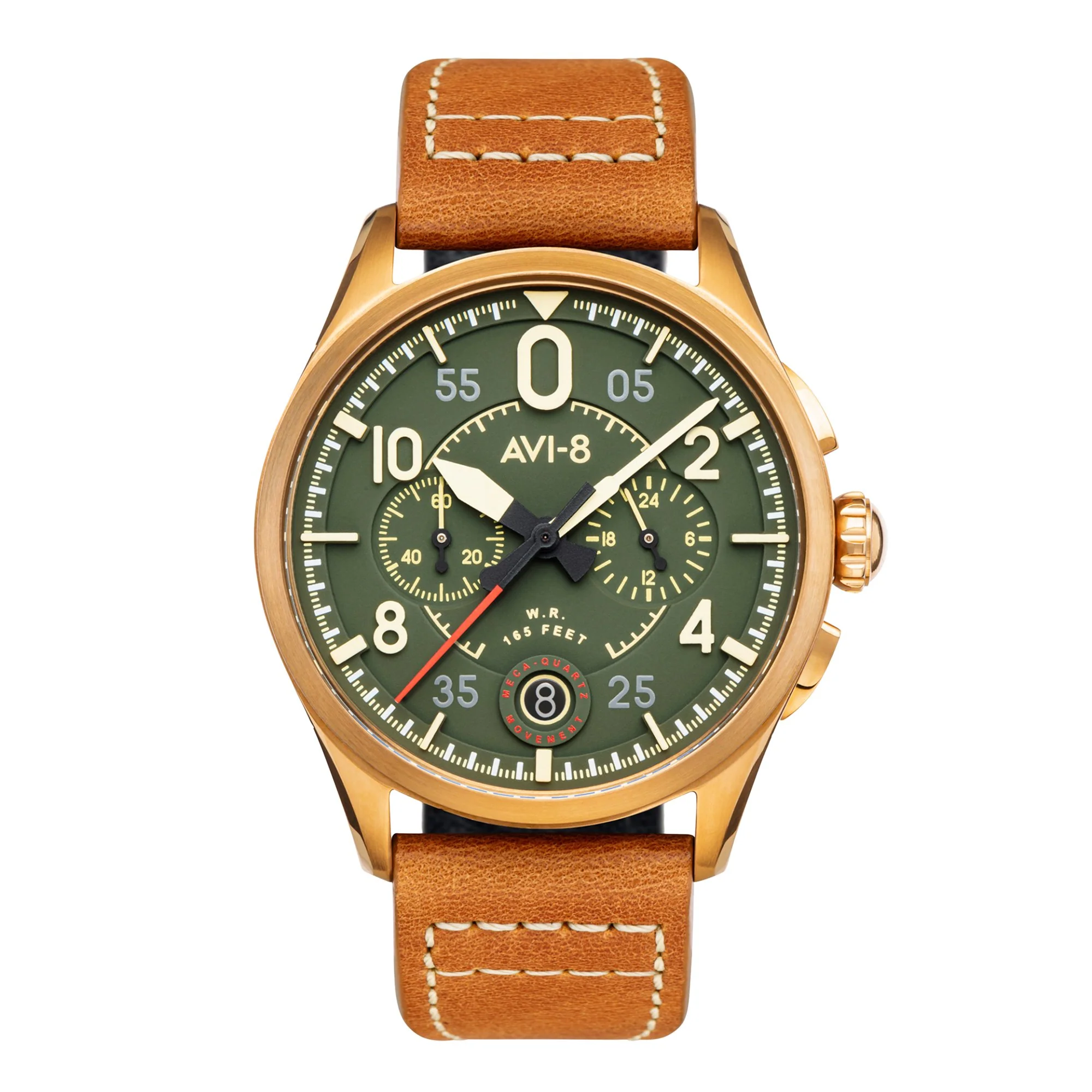 AVI-8 Spitfire Lock Chronograph Bronze Green
