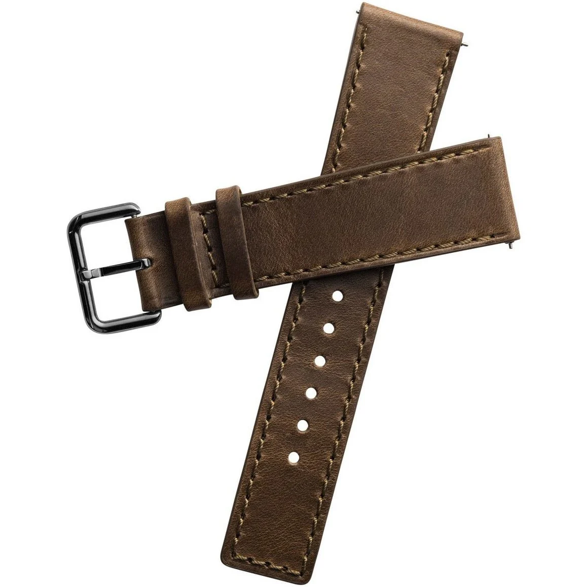 1605-xeric-22mm-horween-chromexcel-leather-brown-strap-gun-buckle-1.webp Xeric 22mm Horween Chromexcel Leather Brown Strap Gun Buckle