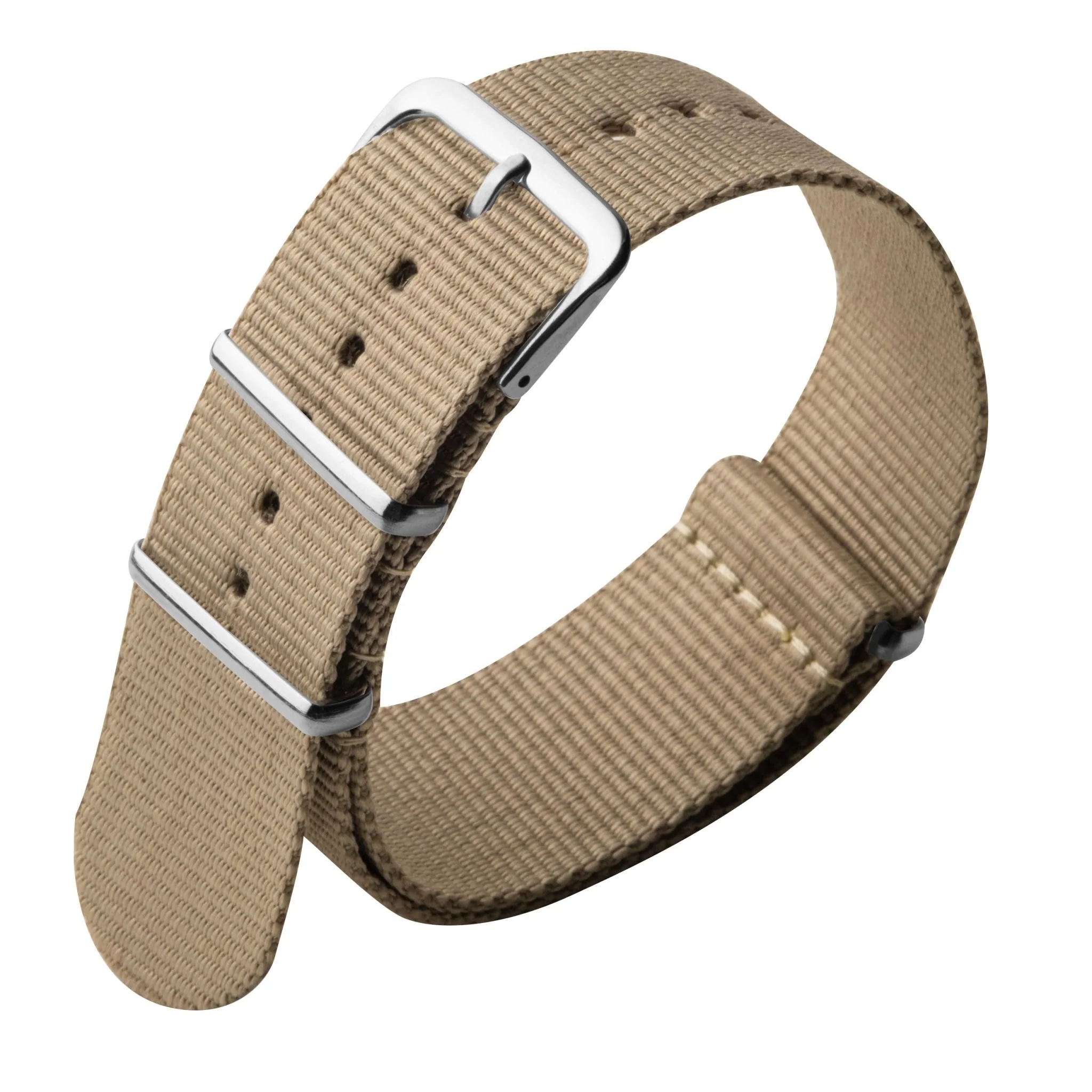 1612-xeric-22mm-military-strap-sand-with-silver-hardware-1.webp Xeric 22mm Military Strap Sand with Silver Hardware