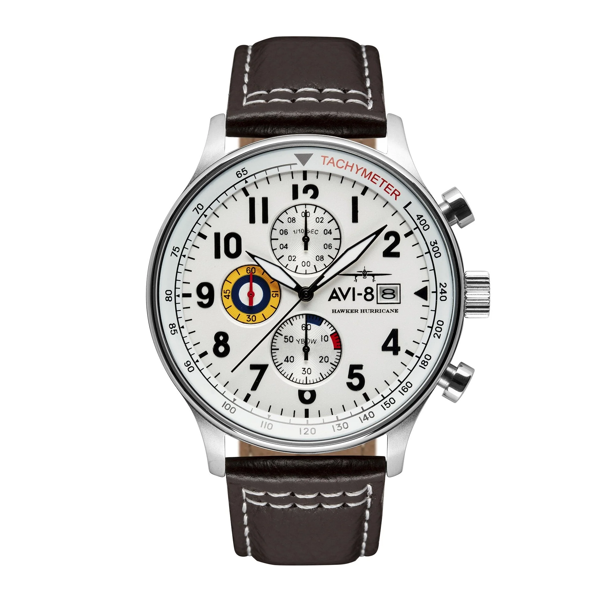 1631-avi-8-hawker-hurricane-classic-chronograph-classic-white-1.webp AVI-8 Hawker Hurricane Classic Chronograph Classic White