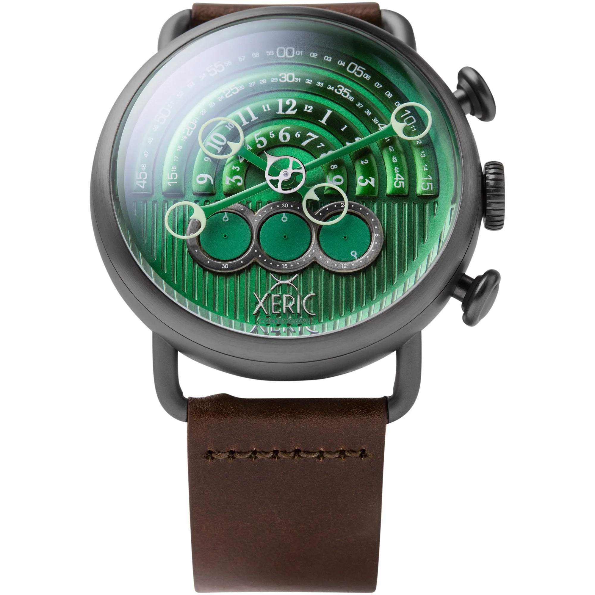 1642-xeric-halograph-chrono-sapphire-gunmetal-green-1.webp Xeric Halograph Chrono Sapphire Gunmetal Green