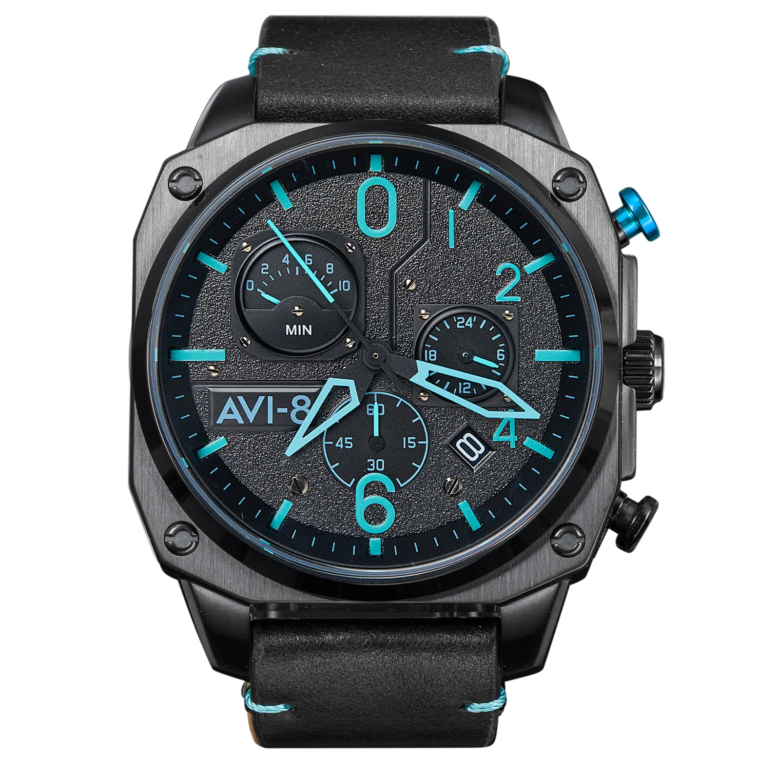 AVI-8 Hawker Hunter Retrograde Chronograph Blue Diamond*