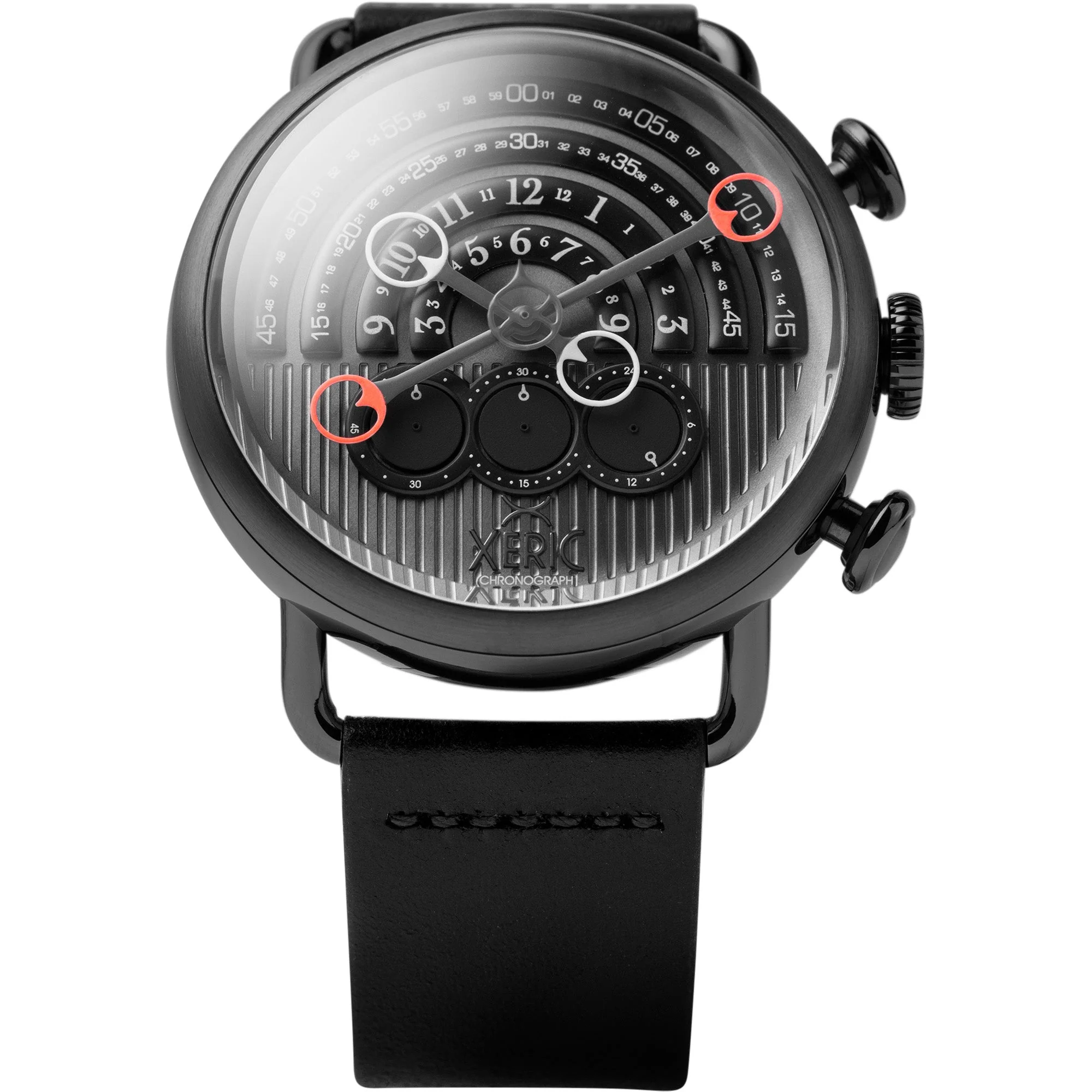 1647-xeric-halograph-chrono-sapphire-gunmetal-red-1.webp Xeric Halograph Chrono Sapphire Gunmetal Red