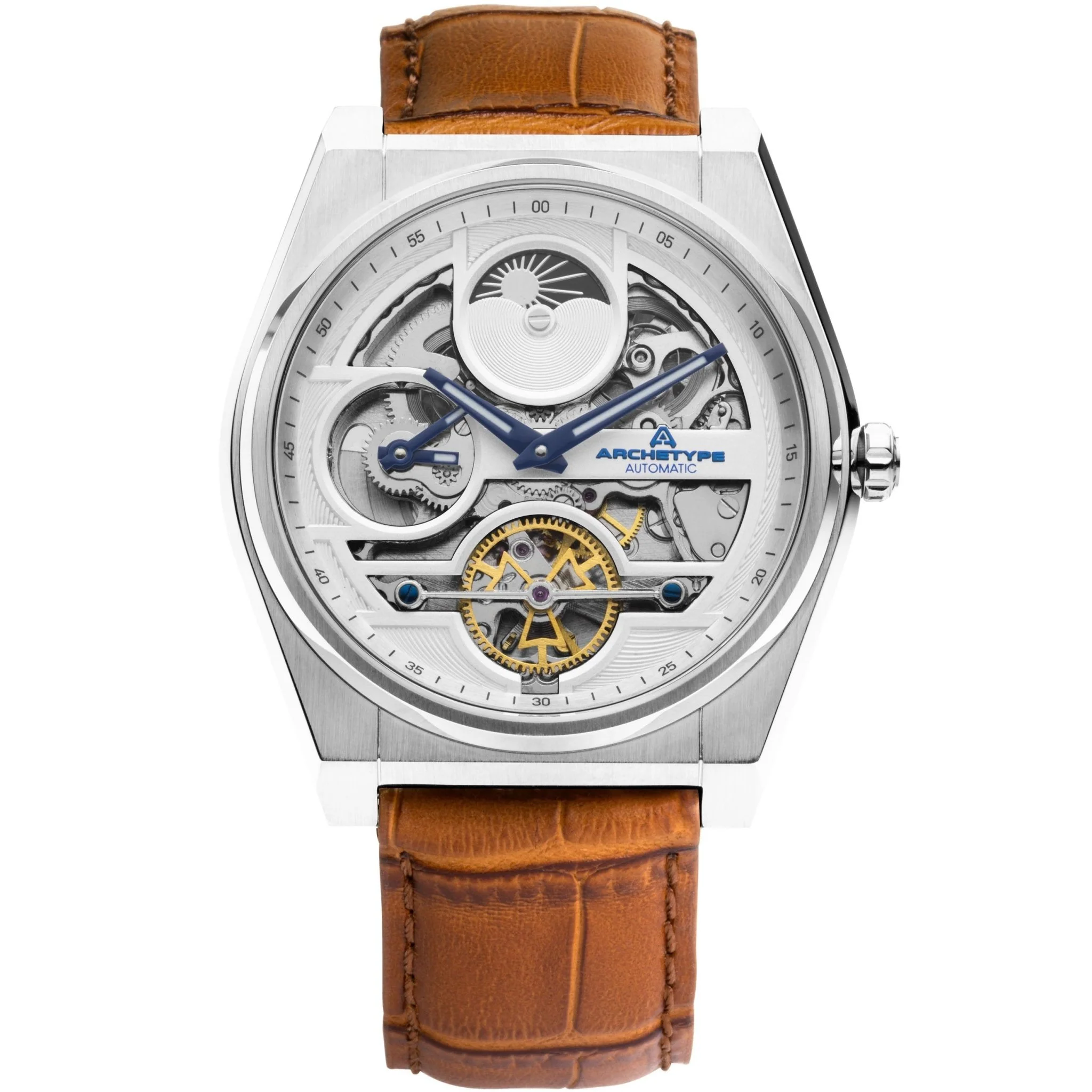 1652-archetype-rogue-automatic-silver-tan-white-1.webp Archetype Rogue Automatic Silver Tan White