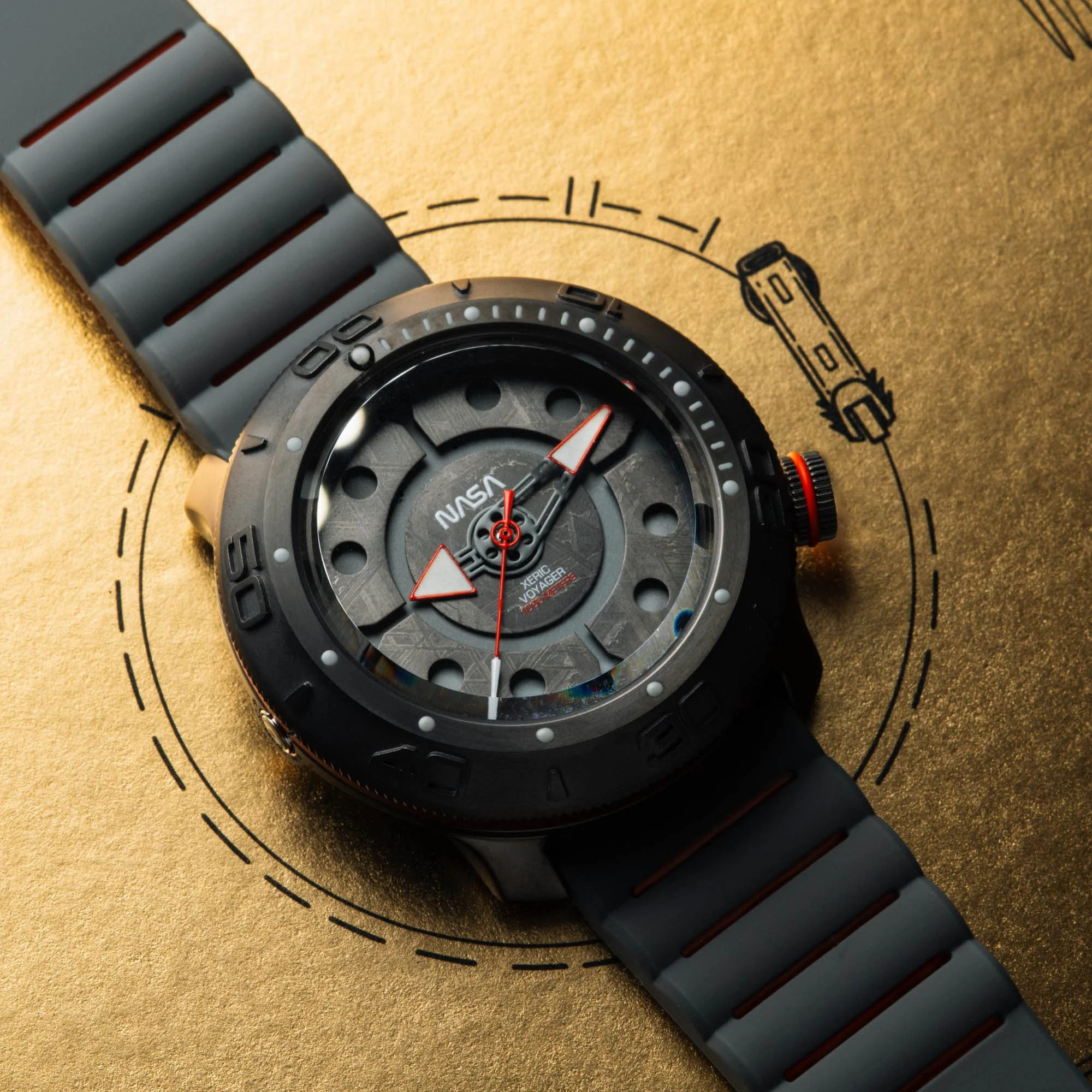 1671-xeric-nasa-voyager-automatic-1000m-diver-meteorite-10.webp Xeric NASA Voyager Automatic 1000m Diver Meteorite