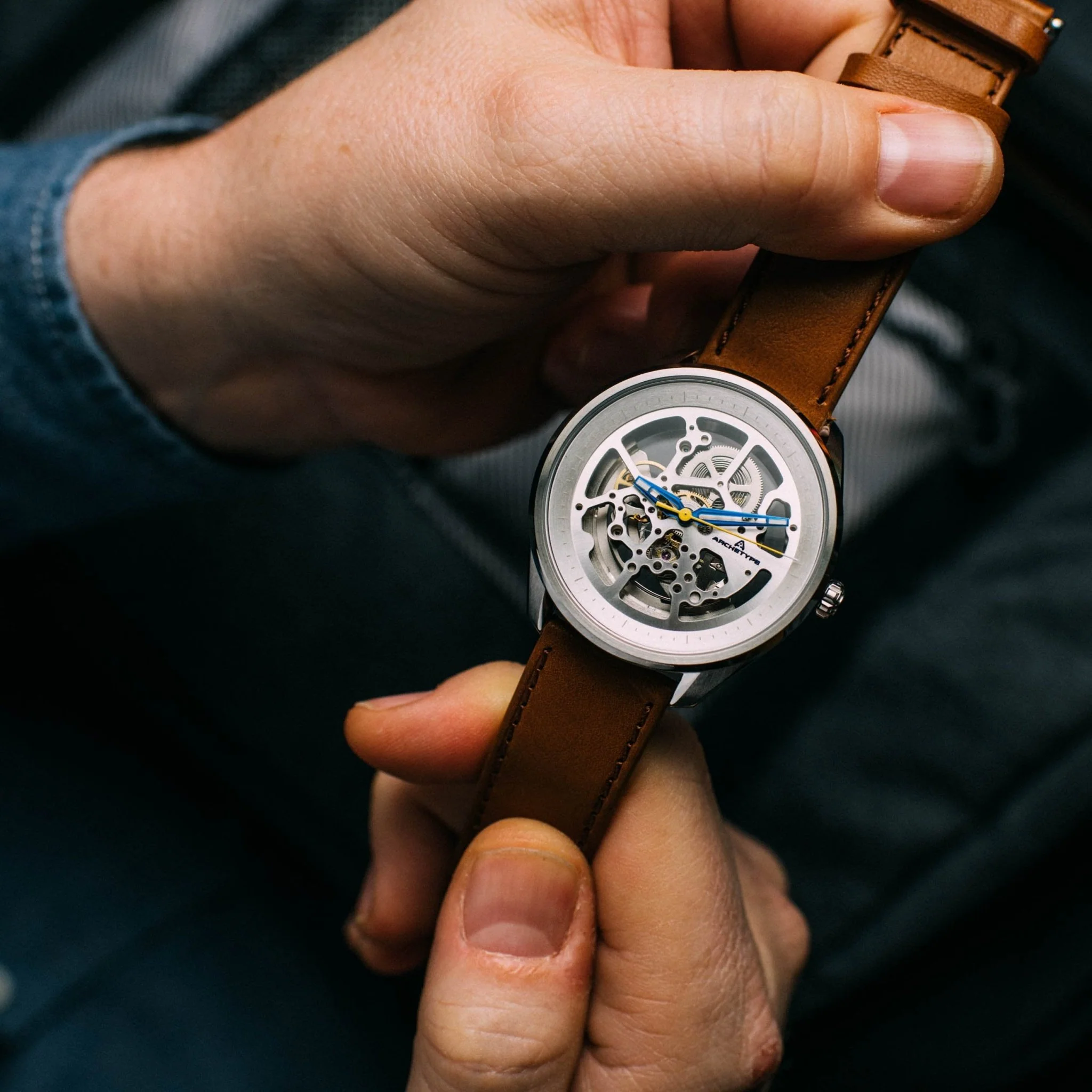 1674-archetype-nemesis-automatic-silver-tan-6.webp Archetype Nemesis Automatic Silver Tan