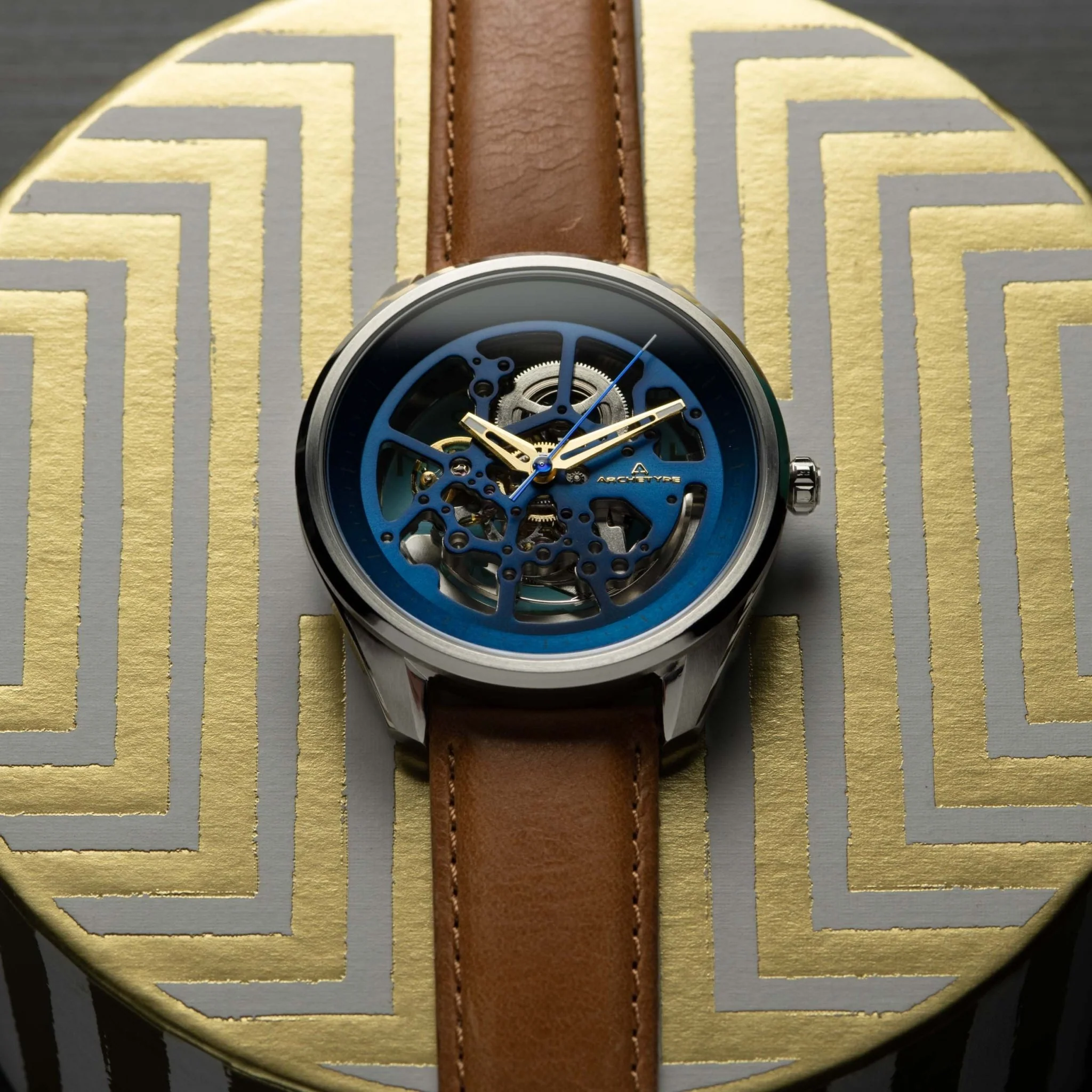 1678-archetype-nemesis-automatic-silver-tan-blue-5.webp Archetype Nemesis Automatic Silver Tan Blue