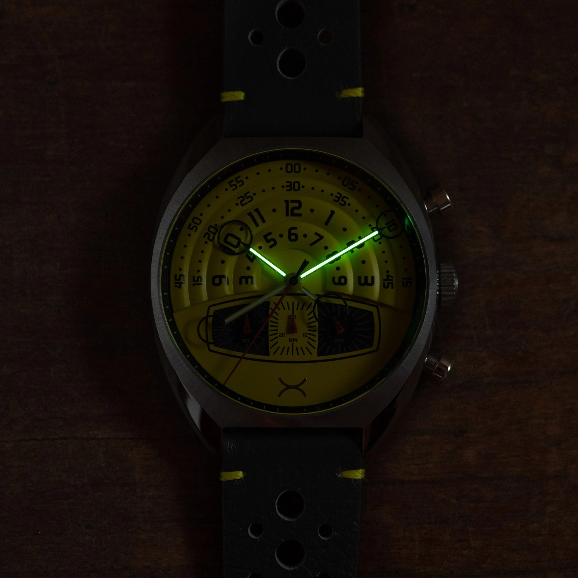 Xeric Halograph III Chrono Caution Yellow