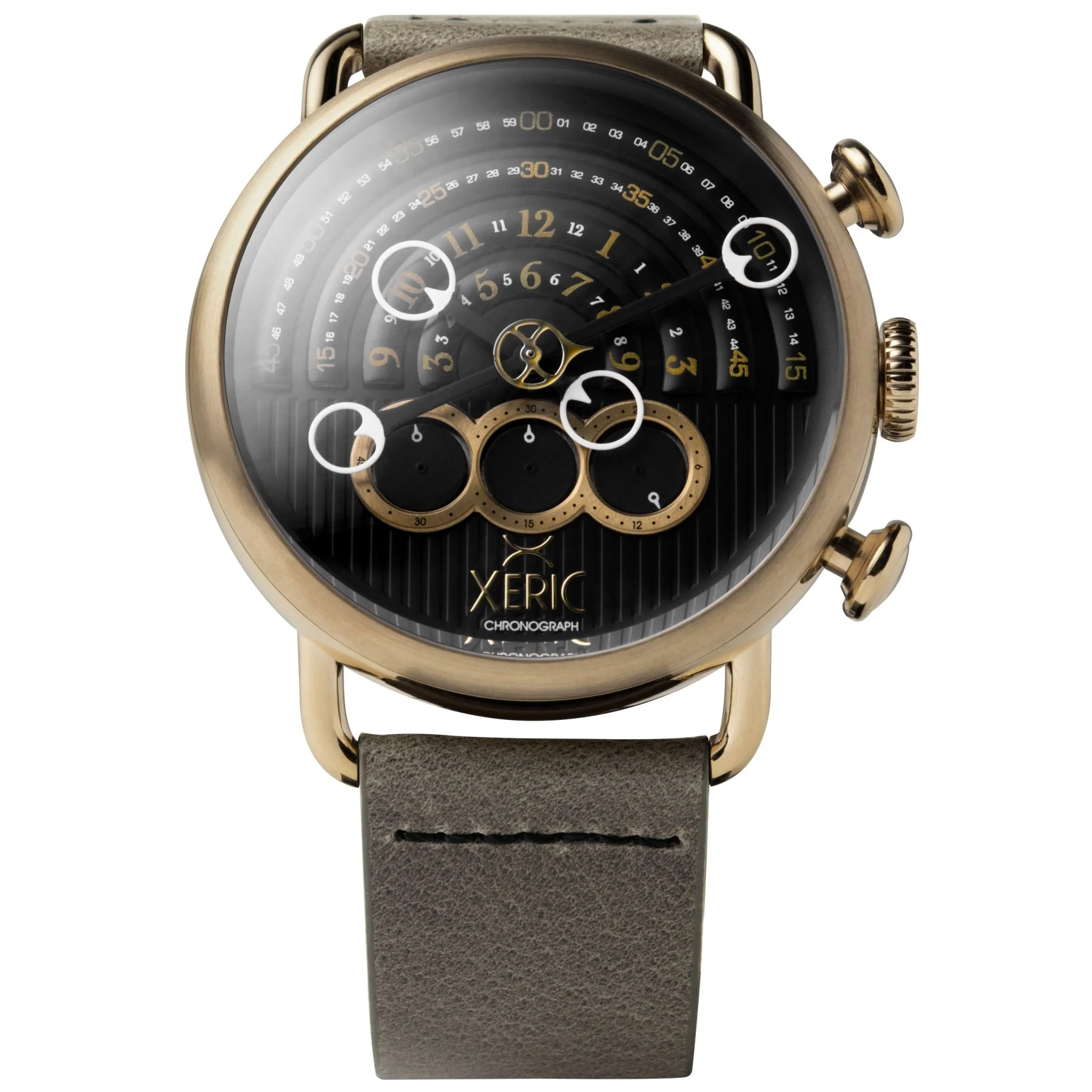 1716-xeric-halograph-chrono-sapphire-antique-brass-1.webp Xeric Halograph Chrono Sapphire Antique Brass