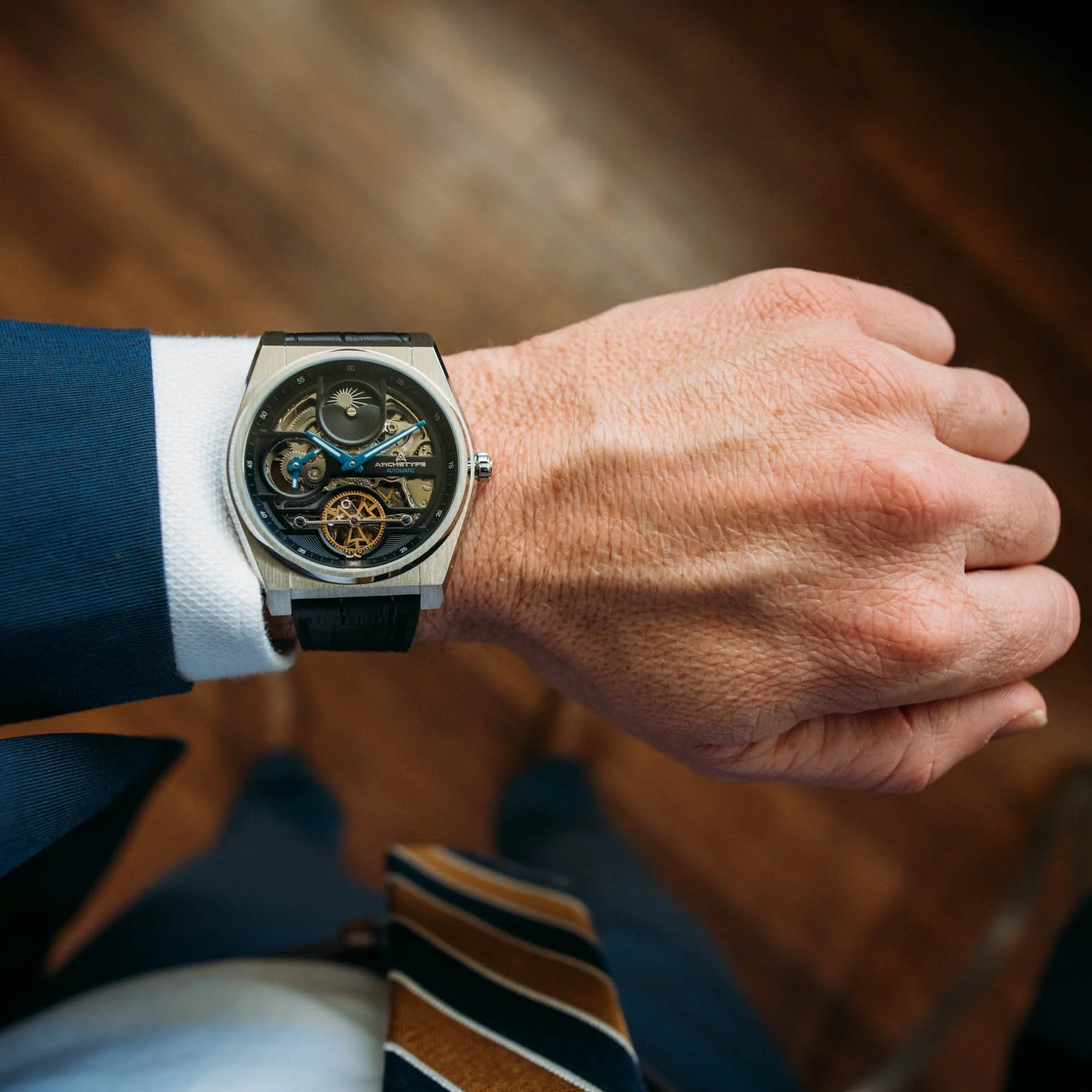 1739-archetype-rogue-automatic-silver-black-4.webp Archetype Rogue Automatic Silver Black