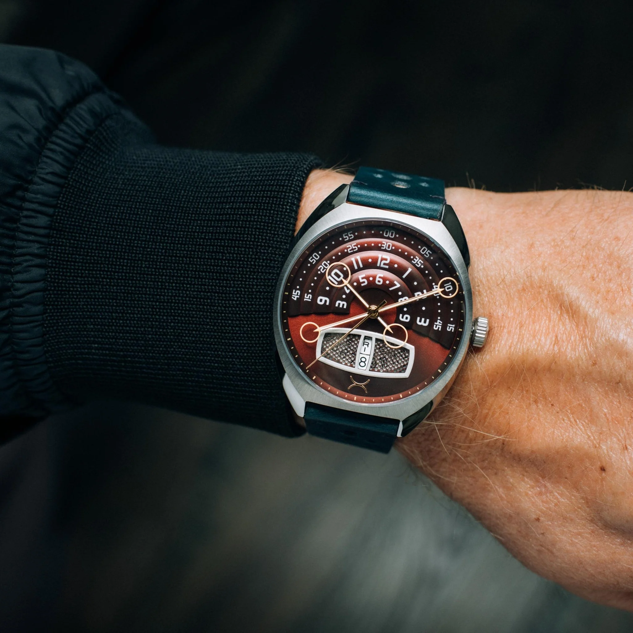 Xeric Halograph III Automatic Oxblood Blue