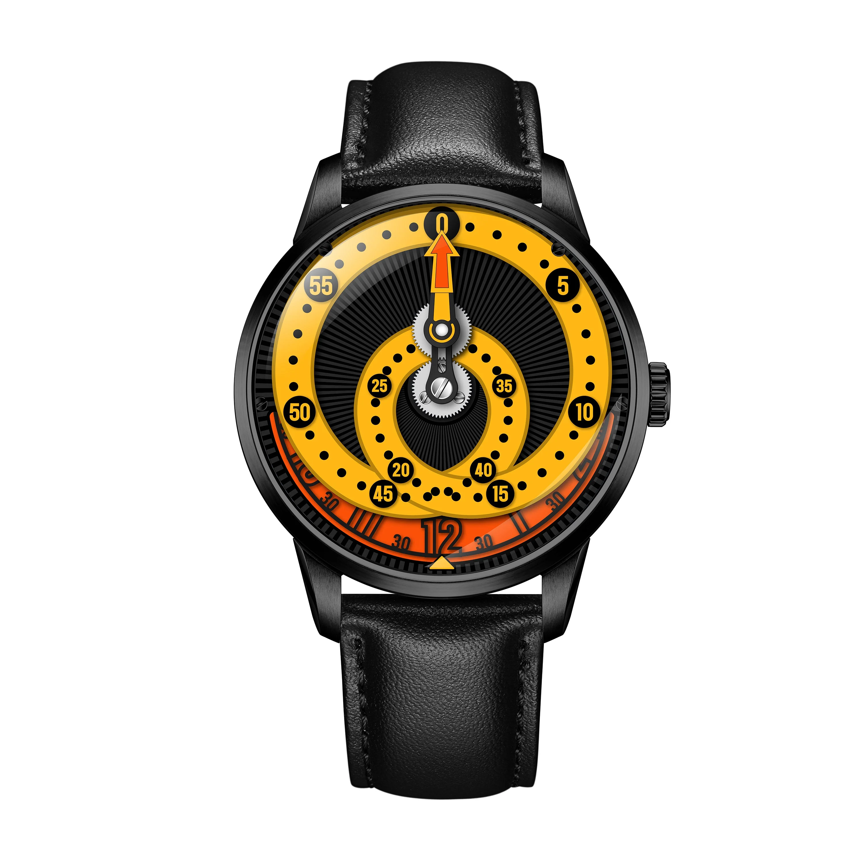 Mandetbrote Orbital Automatic Orange Crush Limited Edition