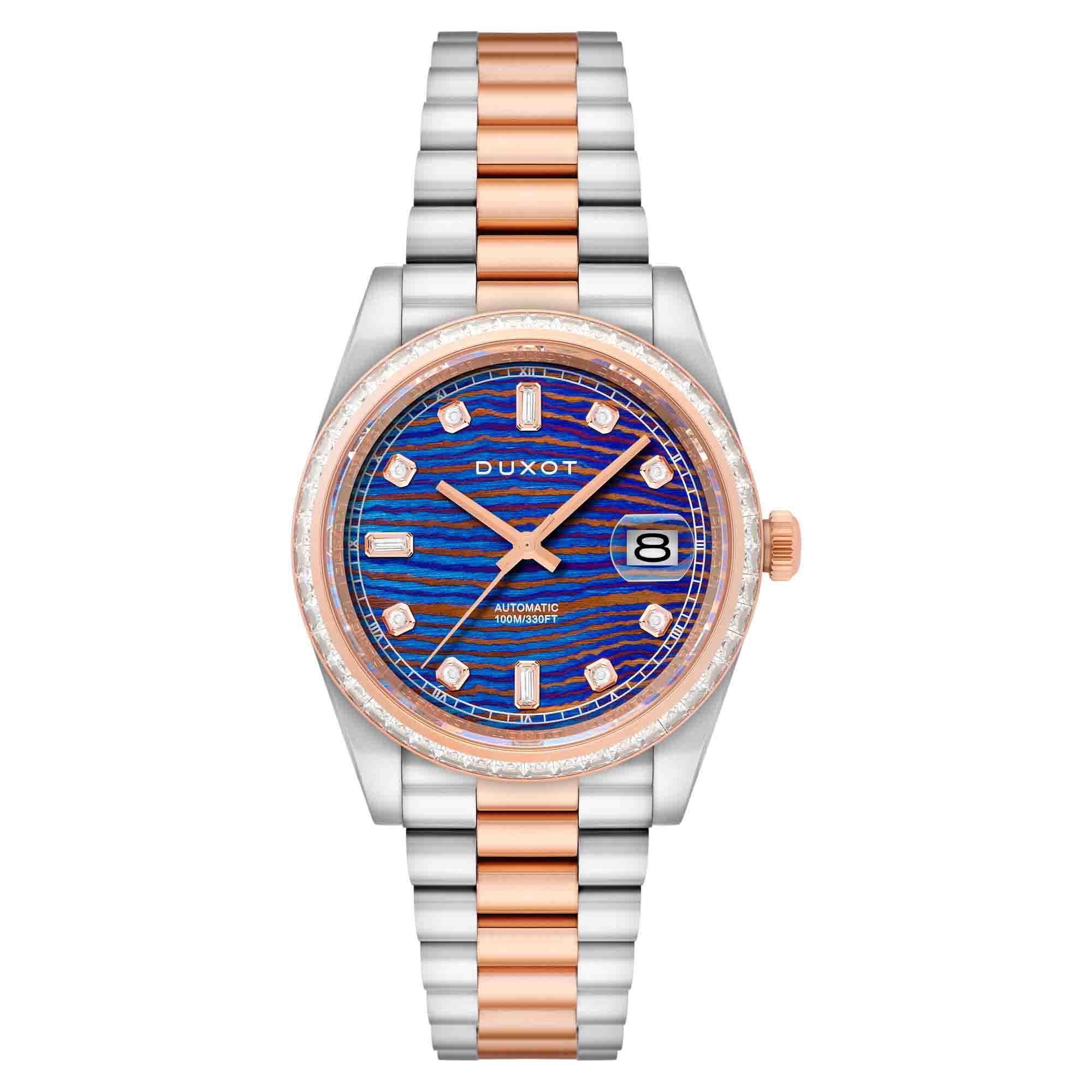 1811-duxot-serenata-rainbow-diver-automatic-rose-gold-damascus-limited-edition-1.jpg Duxot Serenata Rainbow Diver Automatic Rose Gold Damascus Limited Edition