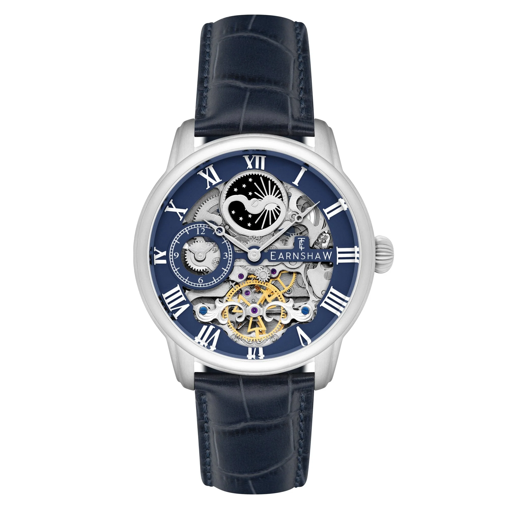 Thomas Earnshaw Longitude Automatic Skeleton True Blue