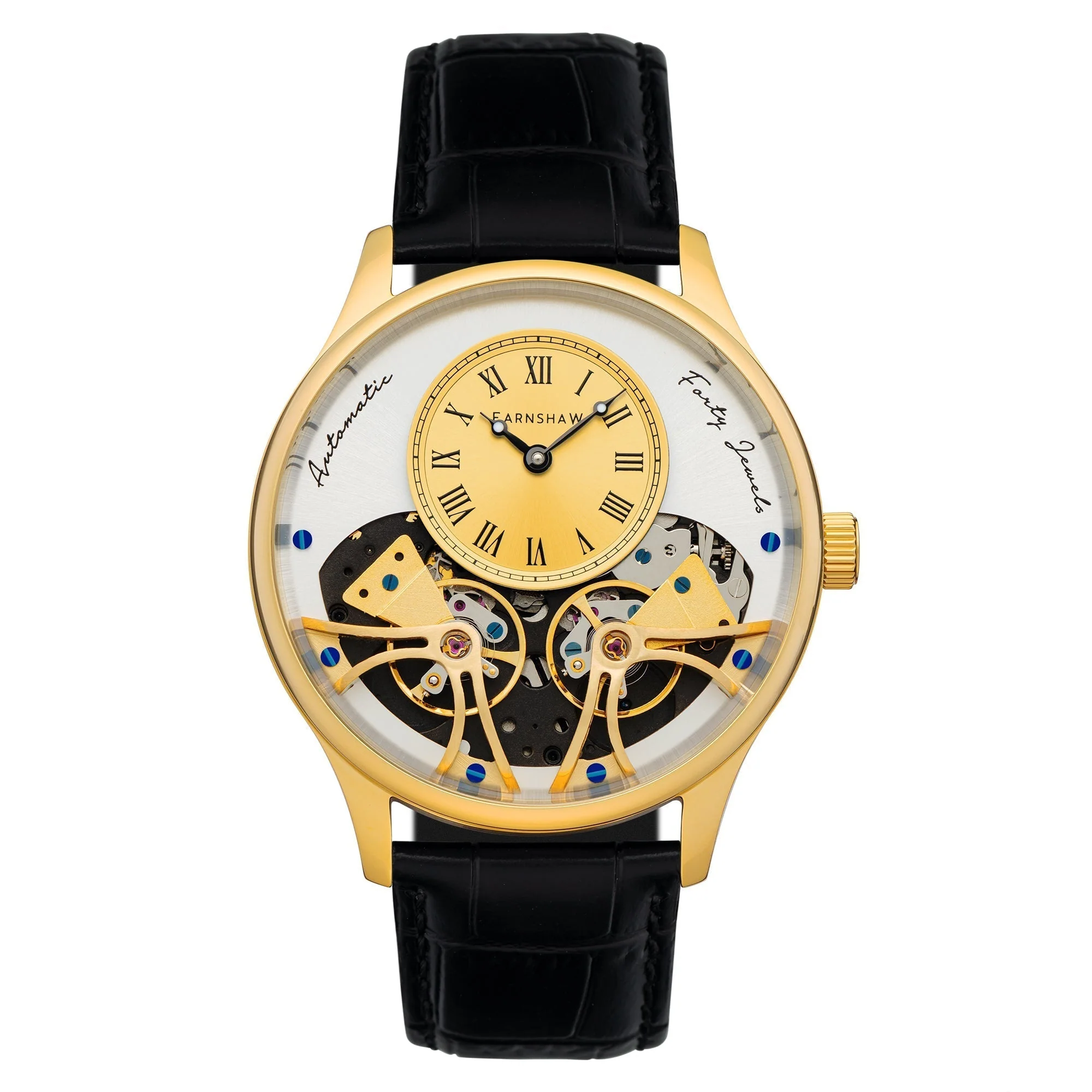 1836-thomas-earnshaw-scientists-faraday-double-barrel-automatic-two-tone-gold-1.webp Thomas Earnshaw Scientists Faraday Double Barrel Automatic Two Tone Gold