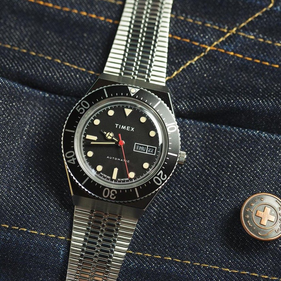 Timex M79 Automatic 40mm Silver Black