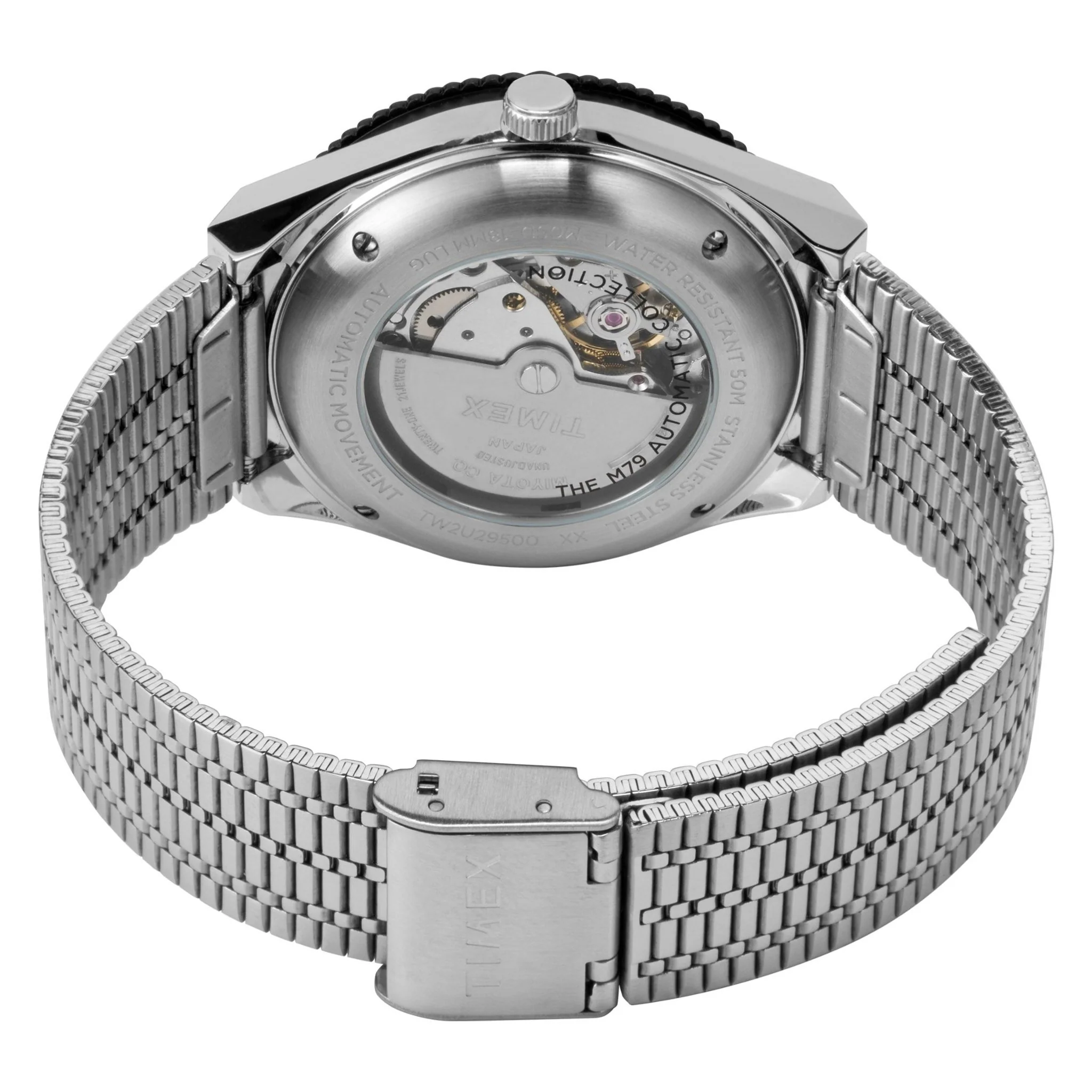Timex M79 Automatic 40mm Silver Black