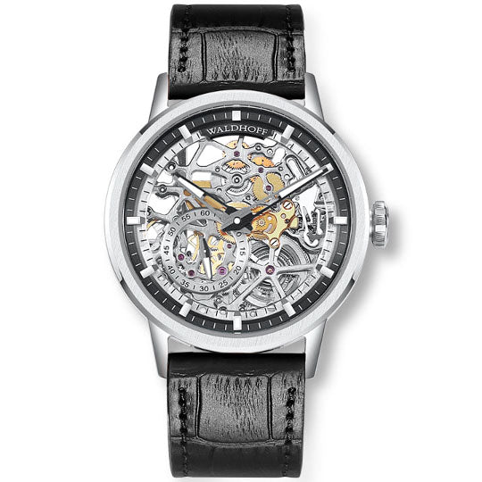 Manufaktur Waldhoff Pioneer Automatic Carbon Silver