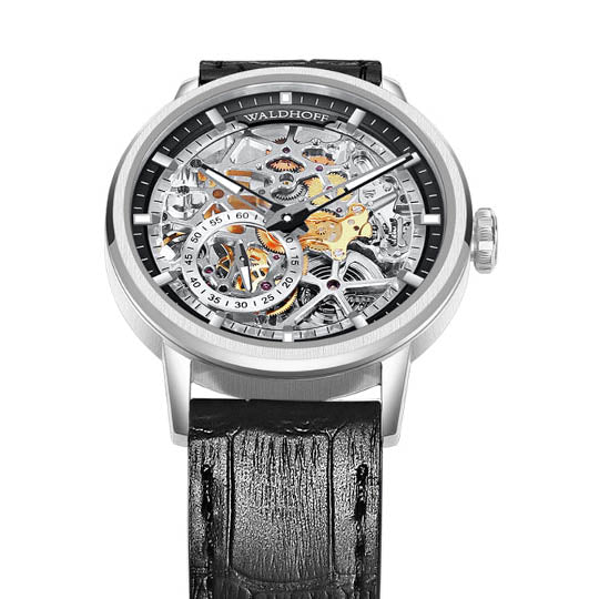 Manufaktur Waldhoff Pioneer Automatic Carbon Silver