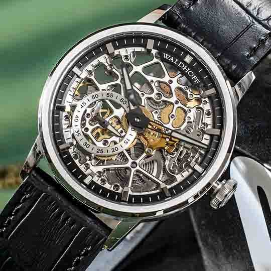 Manufaktur Waldhoff Pioneer Automatic Carbon Silver
