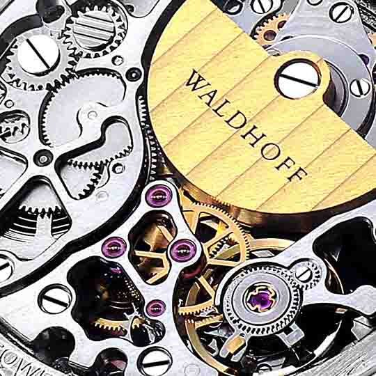 Manufaktur Waldhoff Pioneer Automatic Carbon Silver