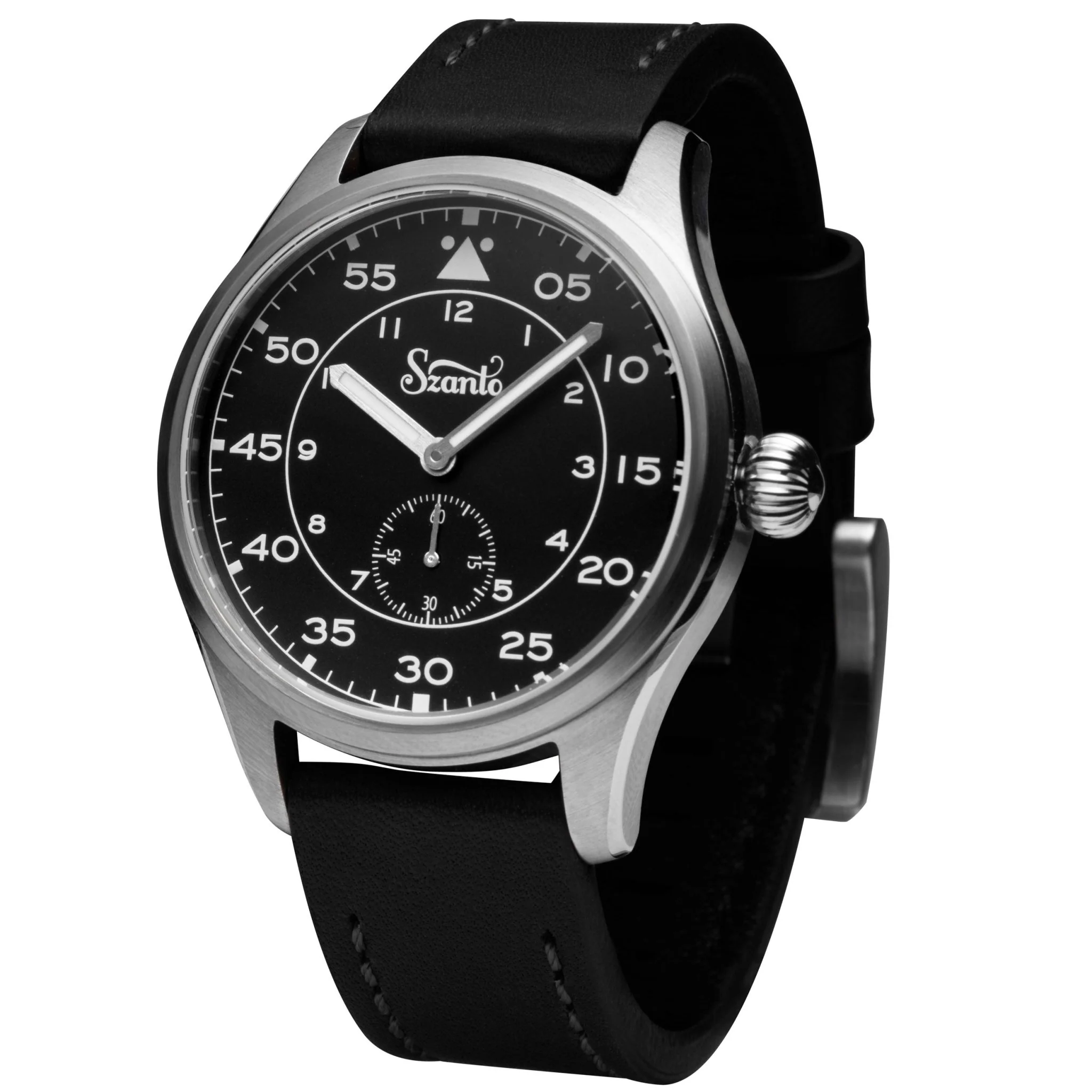 1851-szanto-heritage-aviator-steel-black-3.webp Szanto Heritage Aviator Steel Black*