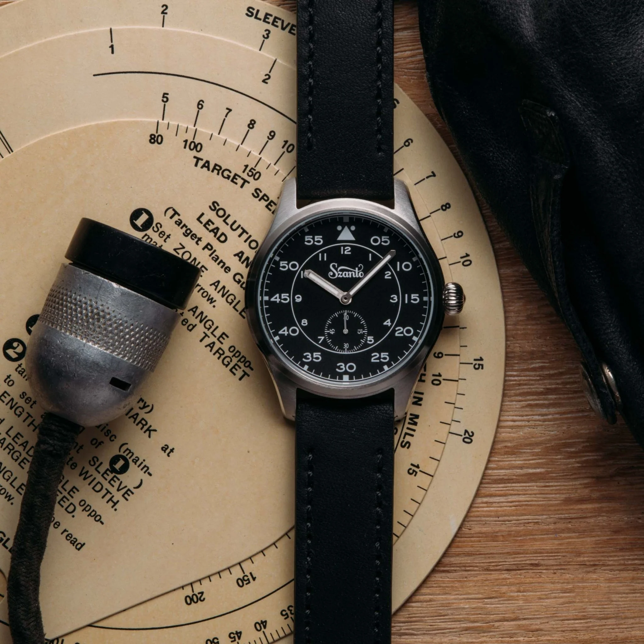 1851-szanto-heritage-aviator-steel-black-5.webp Szanto Heritage Aviator Steel Black*